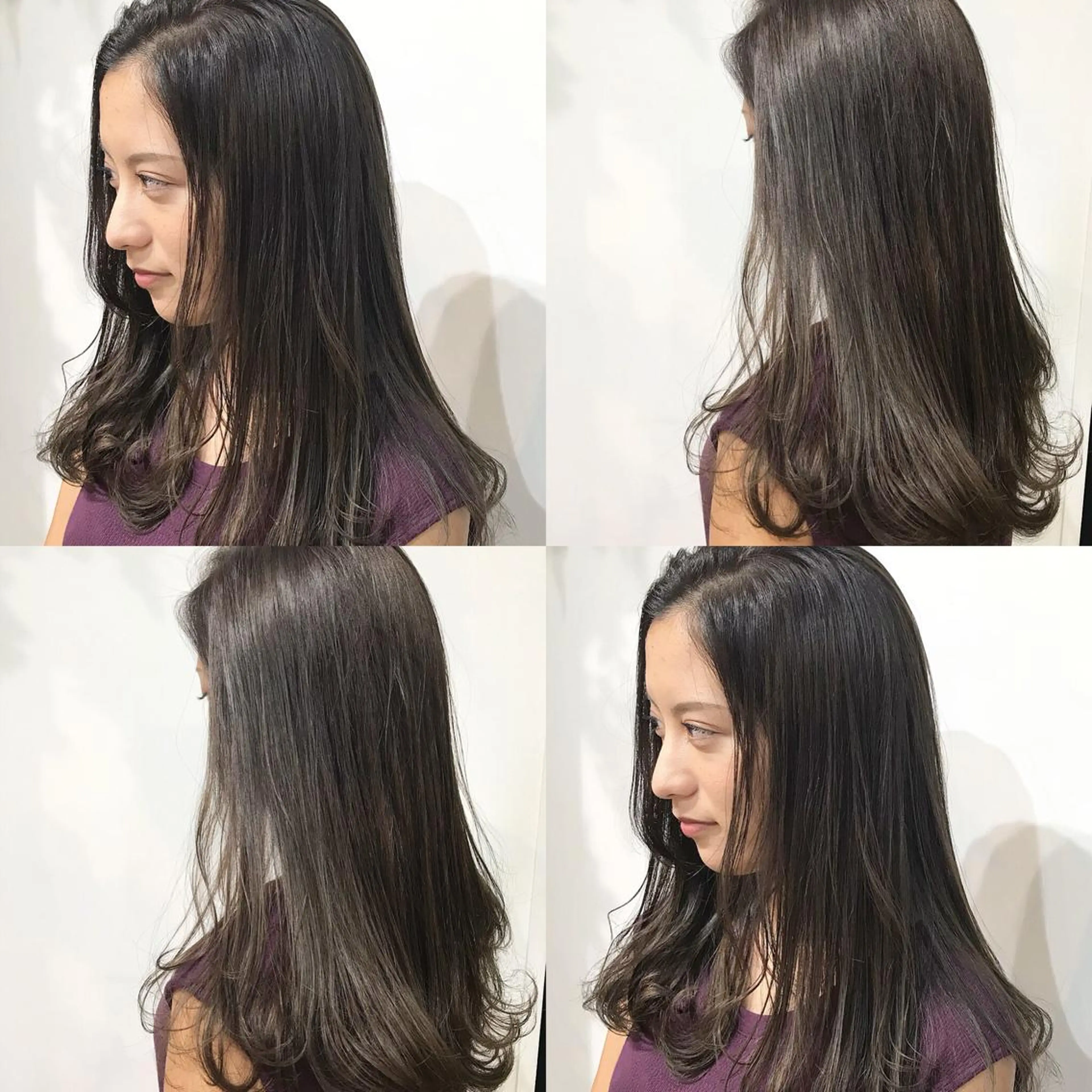 ロング カラー ヘアカラー トリートメント レイヤー/顔周り /AKARIのヘアスタイル