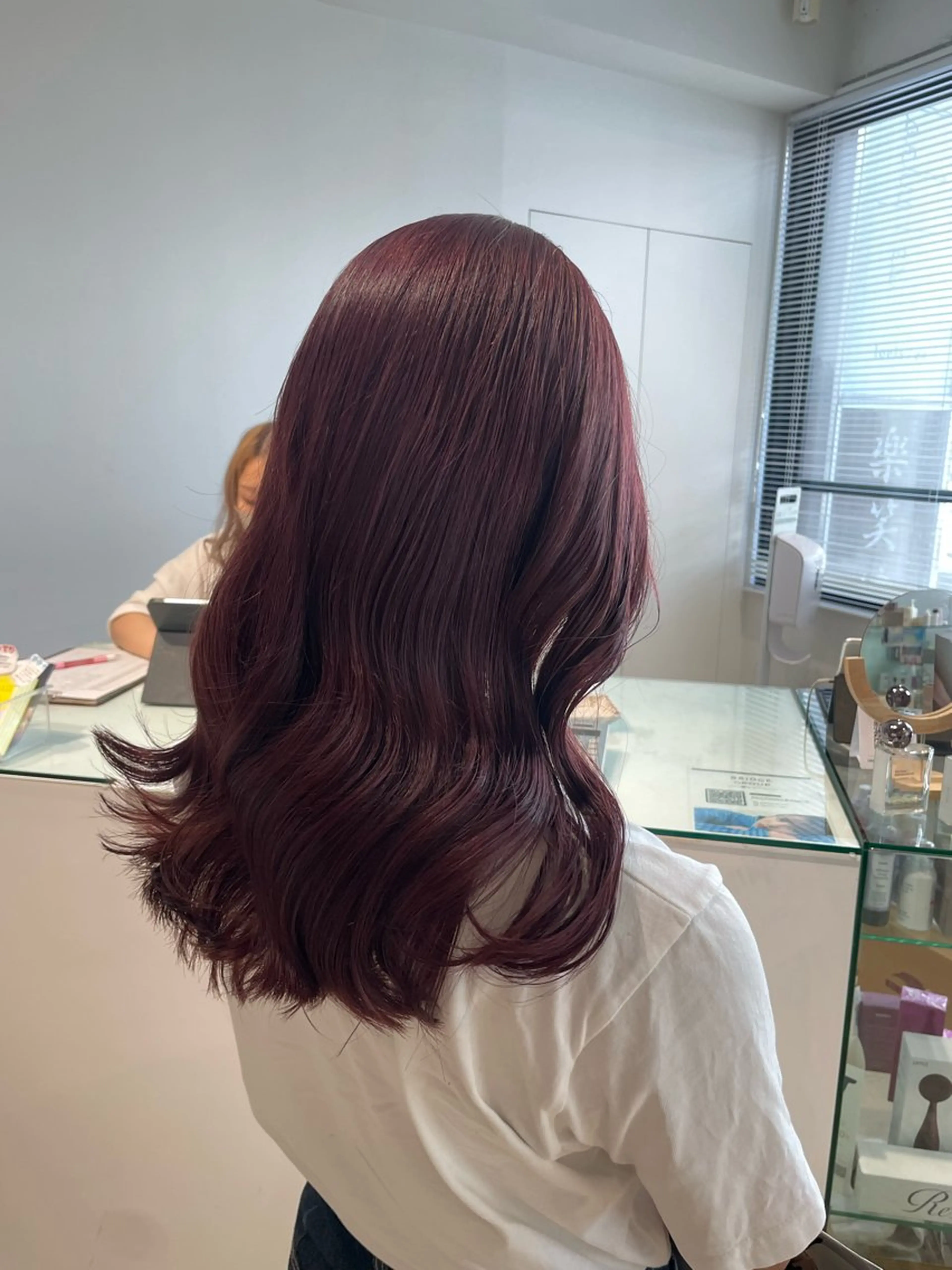 セミロング カラー loely 💞miyuのヘアスタイル