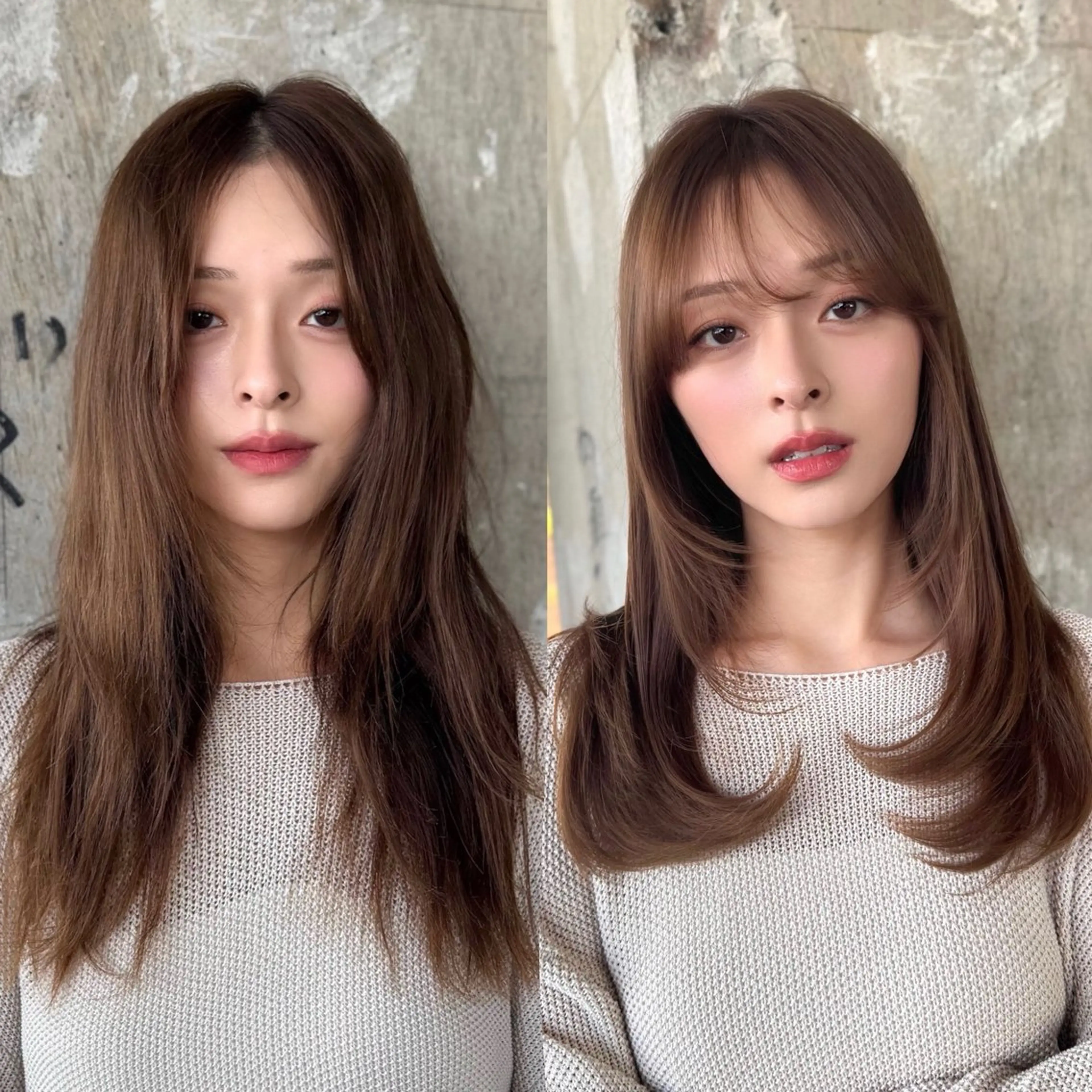 ロング パーマ ストレートパーマ パーマ、ストレート 🫧ちひろ🫧のヘアスタイル