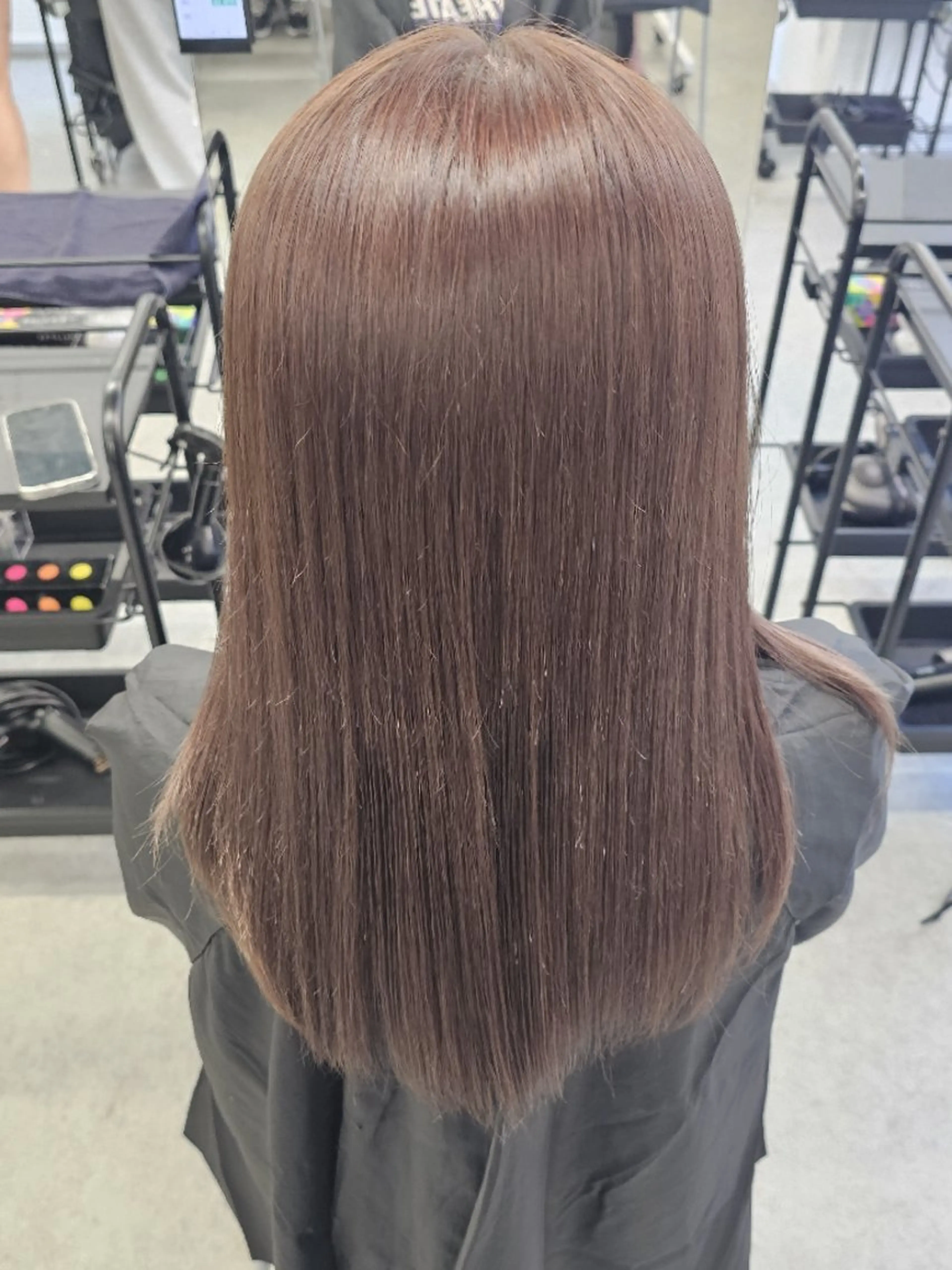 カラー ブリーチ ケアブリーチ ブリーチなしカラー 髪質改善 🍒renka🍒 ボブ/ショート/暖色のヘアスタイル