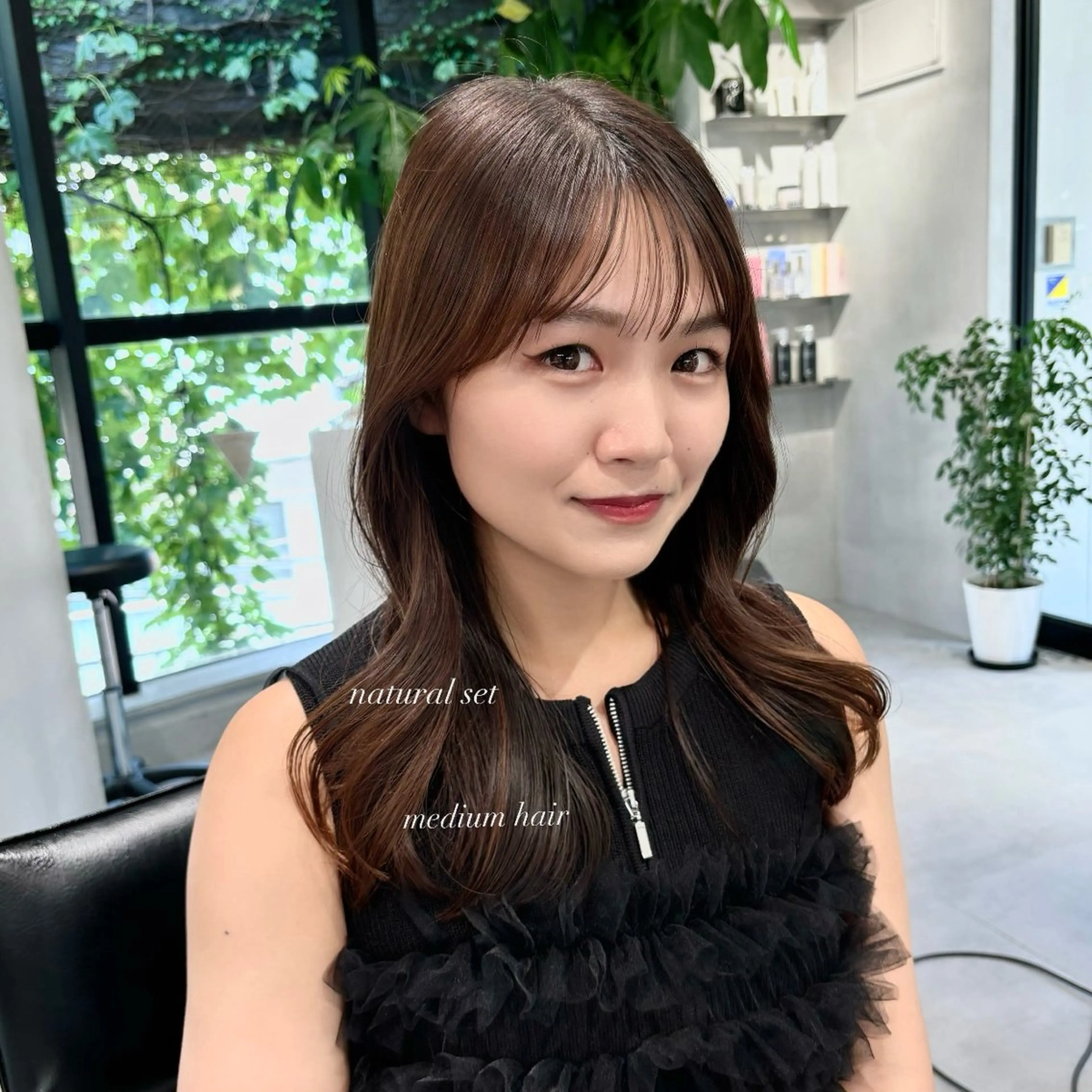 ミディアム レイヤーカット Kinoのヘアスタイル