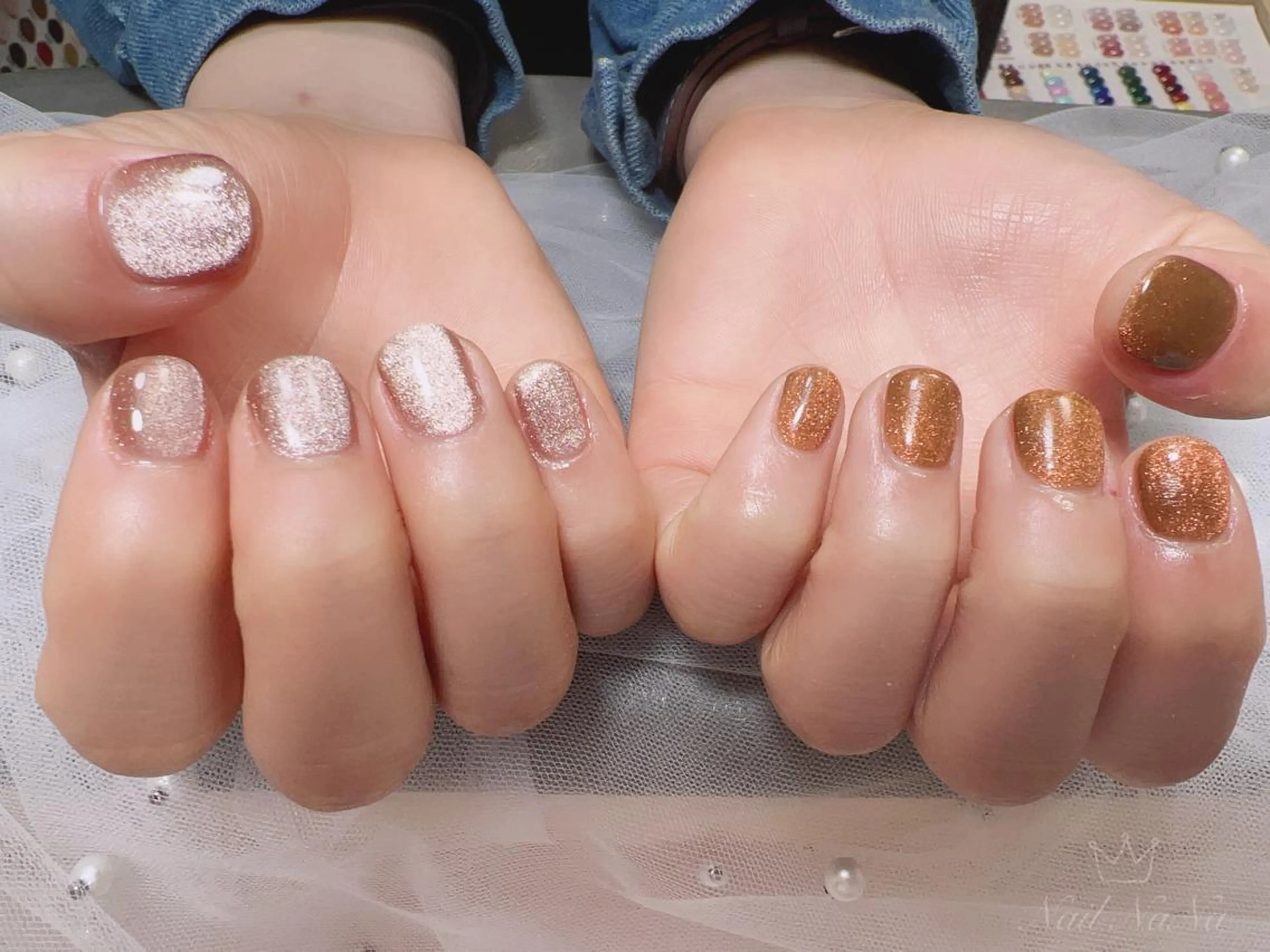 ショート カラー ネイル ハンドネイル Nail NaNaのネイルデザイン