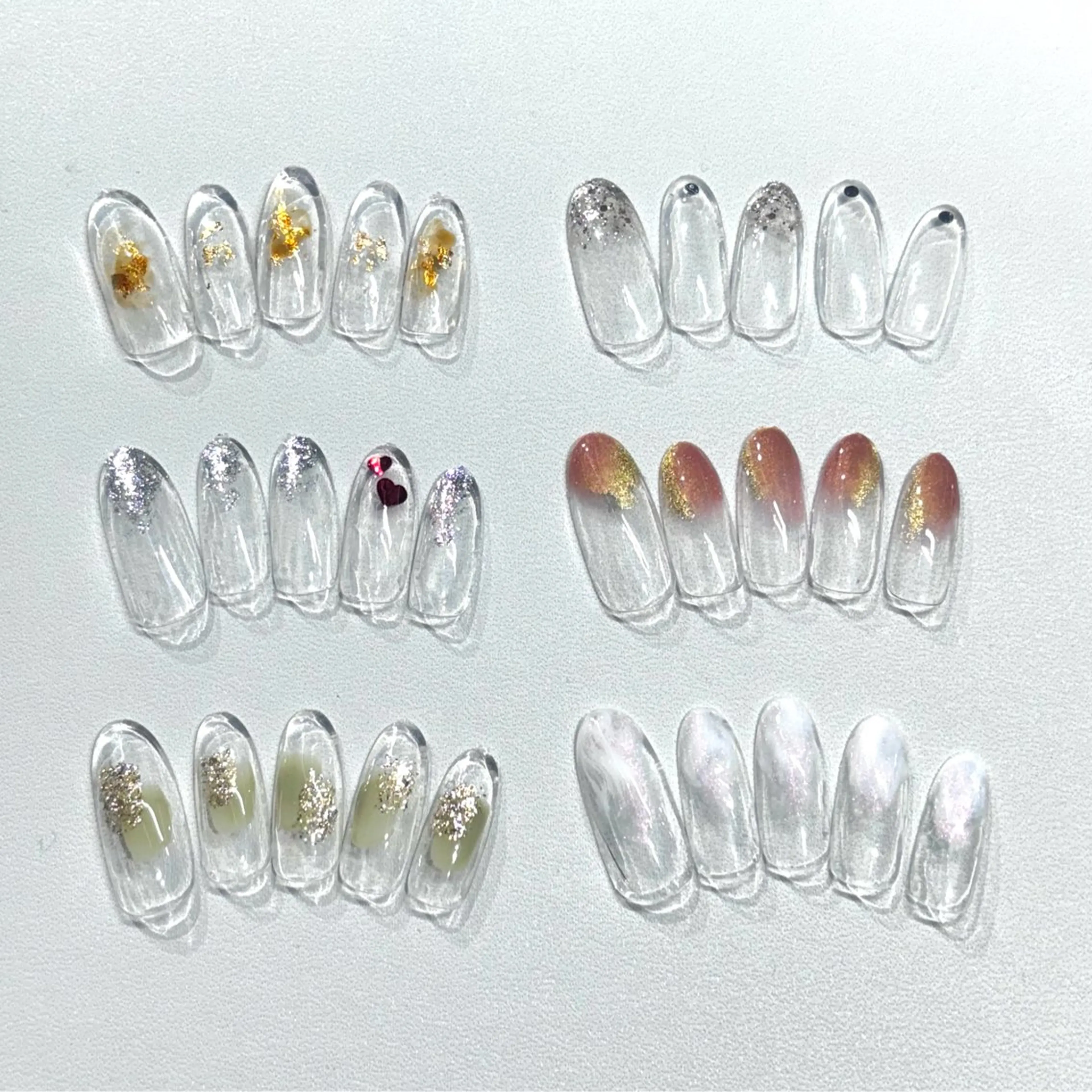 ネイル クリアネイル CLALA Makoのネイルデザイン