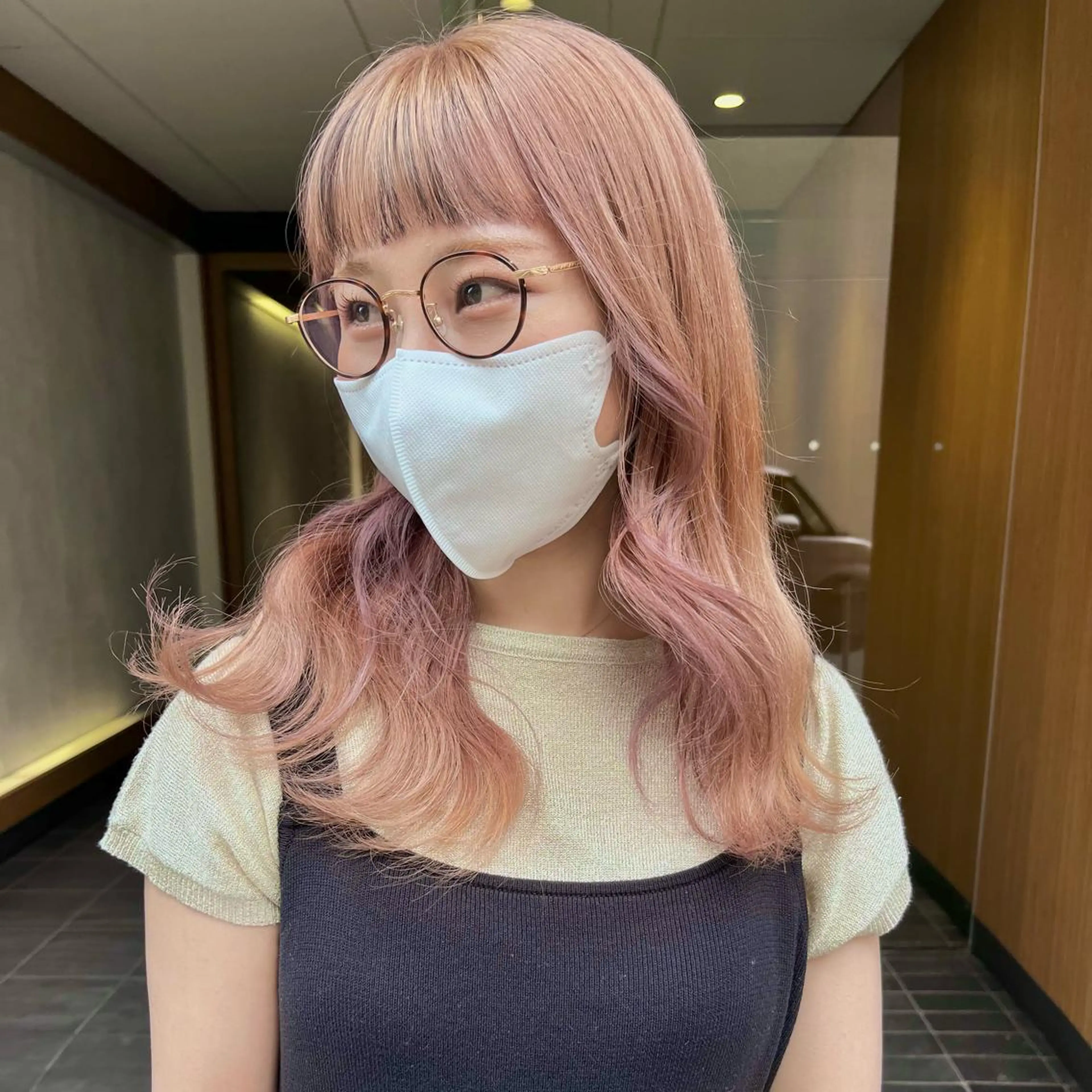 セミロング カラー カット ヘアカラー トリートメント ras hairdesign所属・心斎橋 ママ美容師 笹 友加里のヘアスタイル