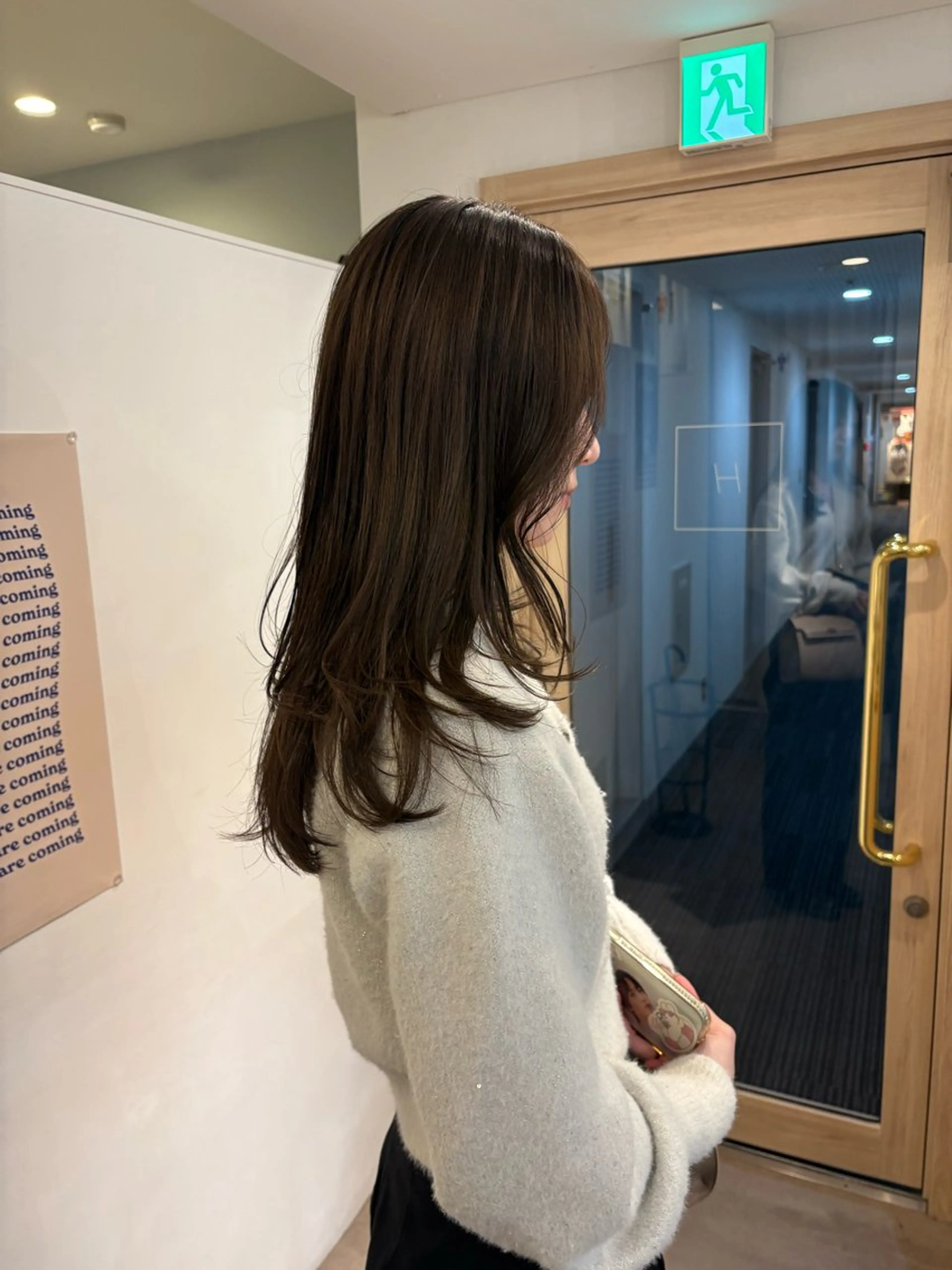 ロング カラー 透明感カラー レイヤーカット カット ヘアカラー トリートメント 梅田/柔らかカラー/ オオハシ リナコのヘアスタイル