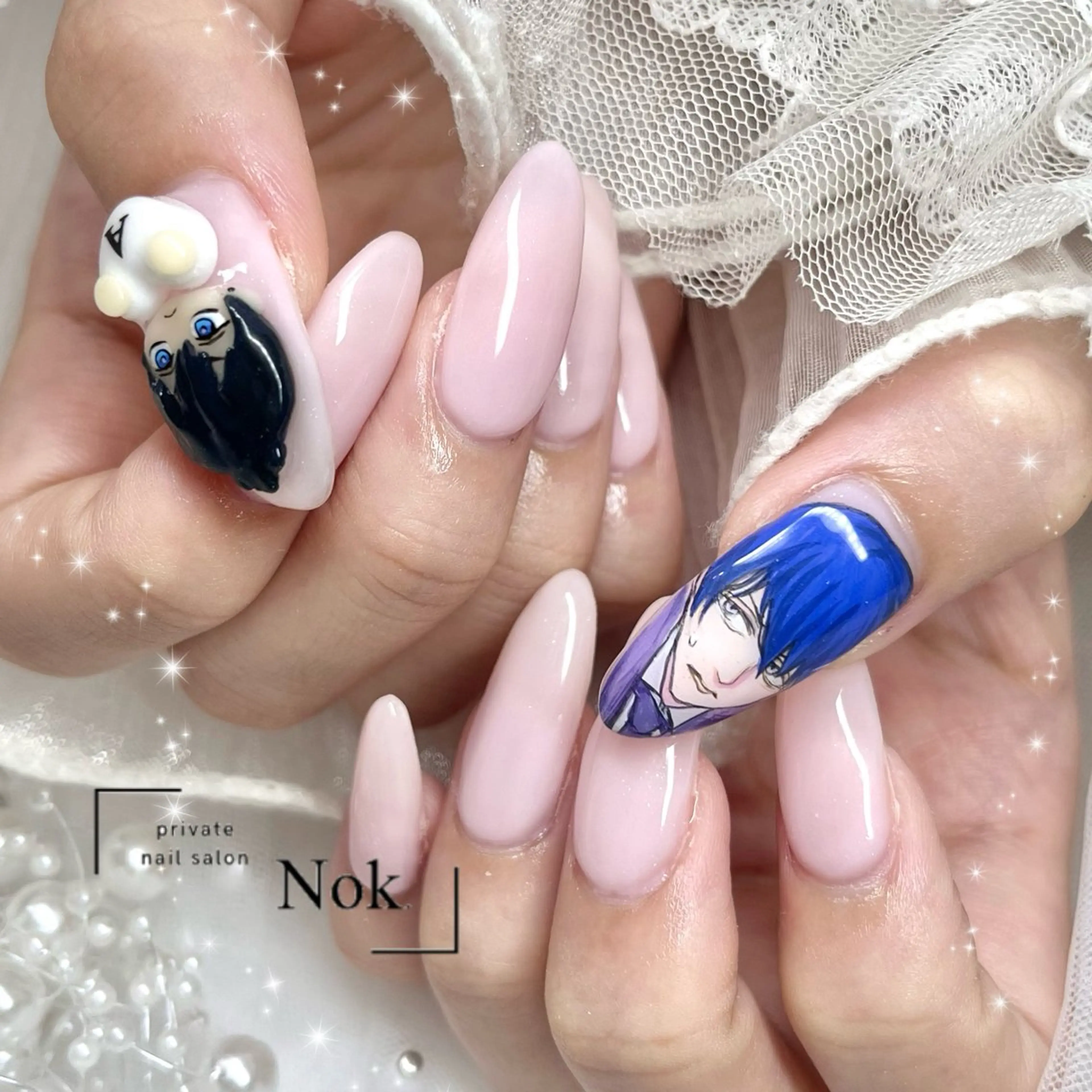 ネイル ハンドネイル 池袋痛ネイル Nok. 渡辺のネイルデザイン