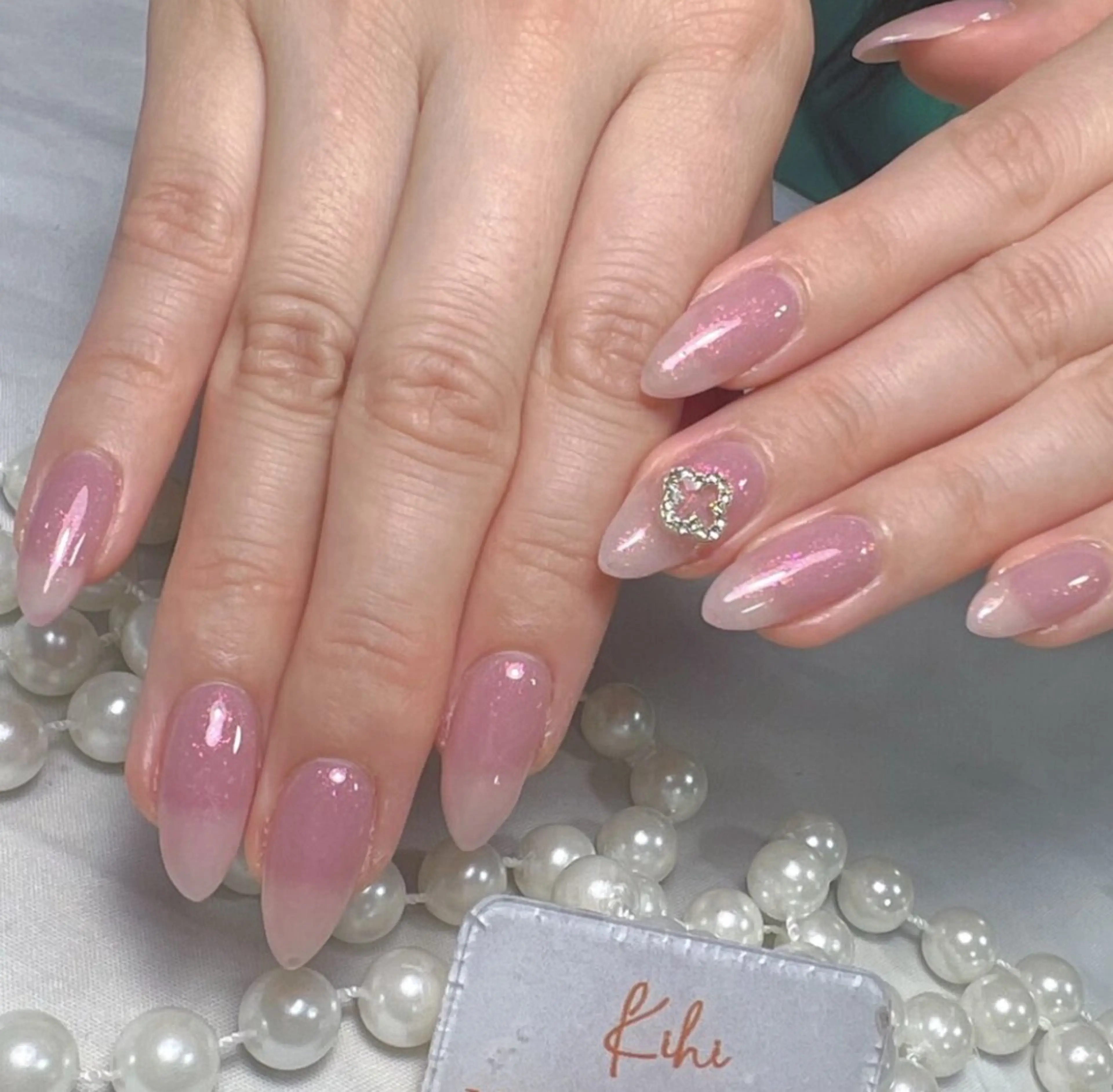 ネイル アートネイル フレンチネイル ジェルネイル グラデーション 韓国ネイル 村中 ハナのネイルデザイン