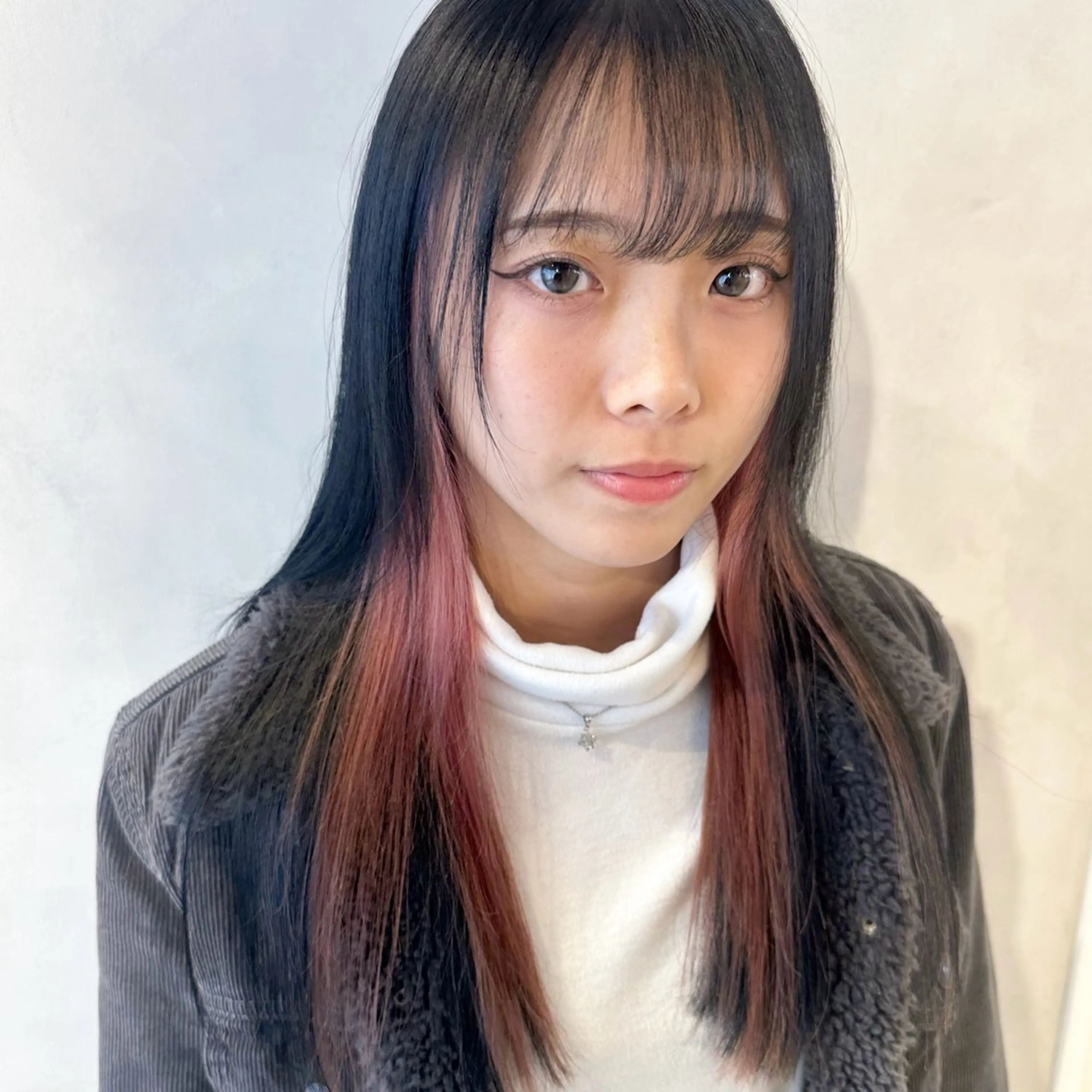 セミロング カラー カット ヘアカラー トリートメント デザインカラー/パー マ🦖外岡咲希🦖のヘアスタイル