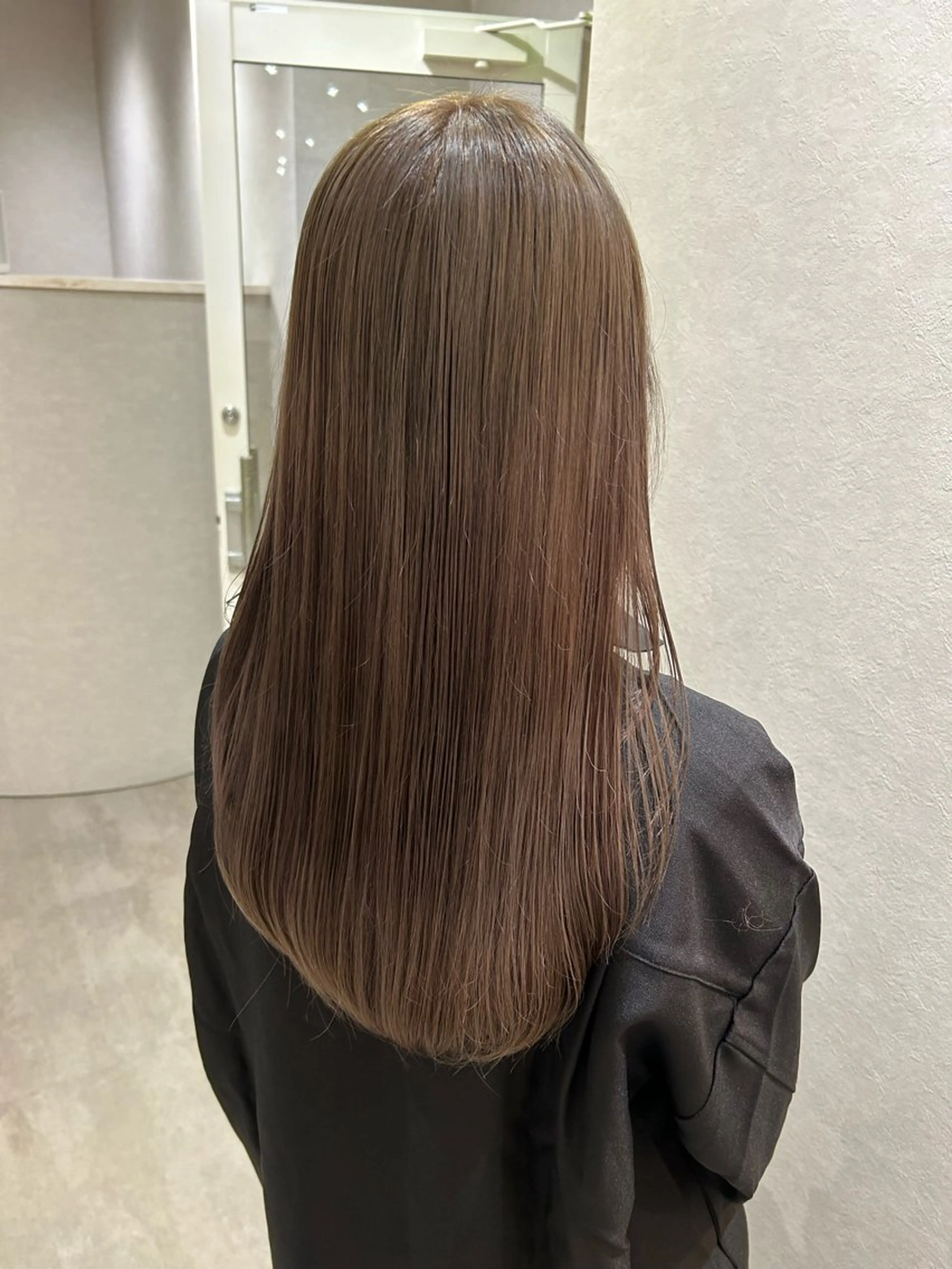 セミロング ヘアカラー ゆうな/レイヤー 髪質改善のヘアスタイル