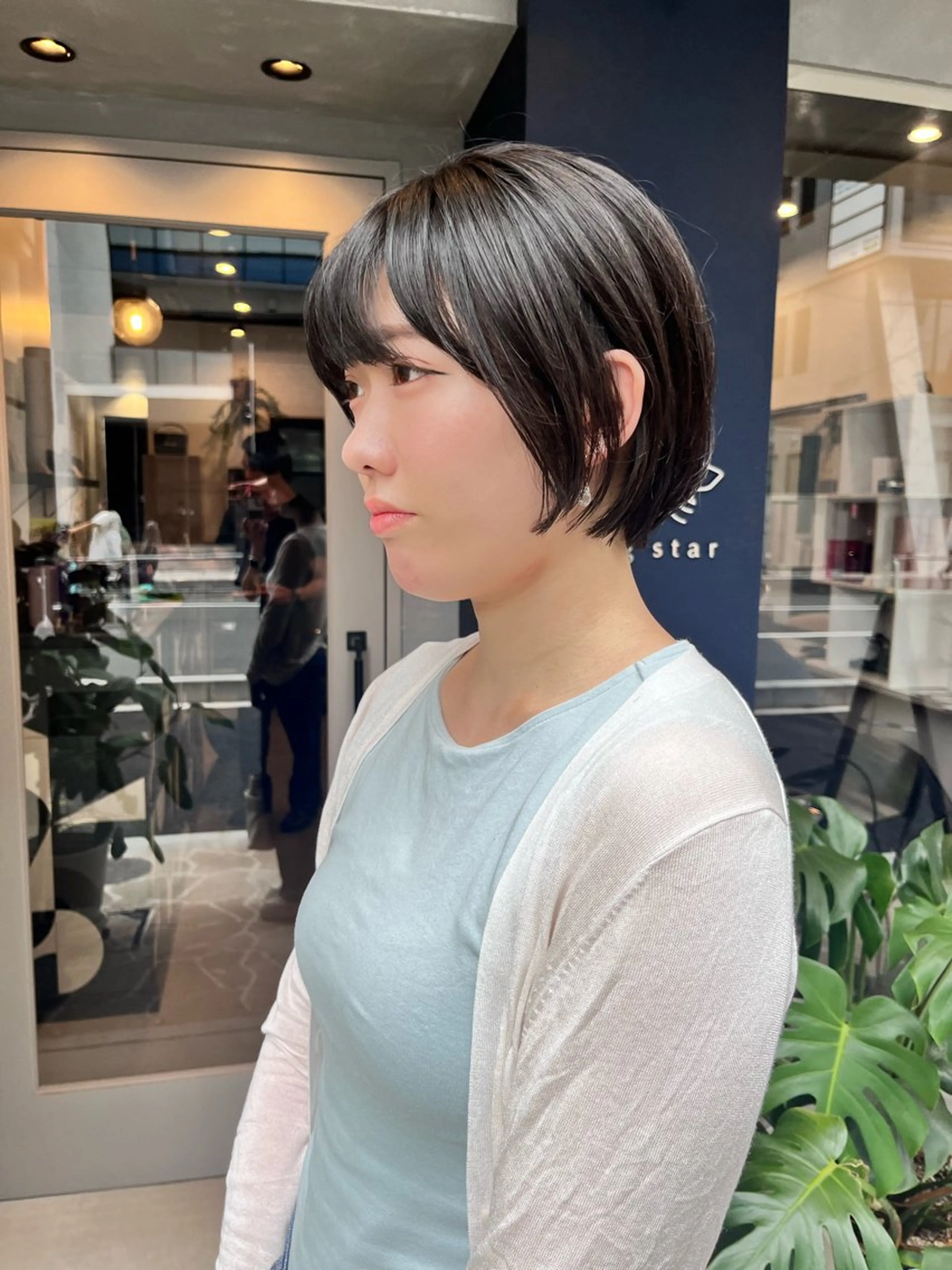 ショート ボブ 伸ばしかけ ショートヘア カット dogstar小林諒 レイヤー/パーマのヘアスタイル