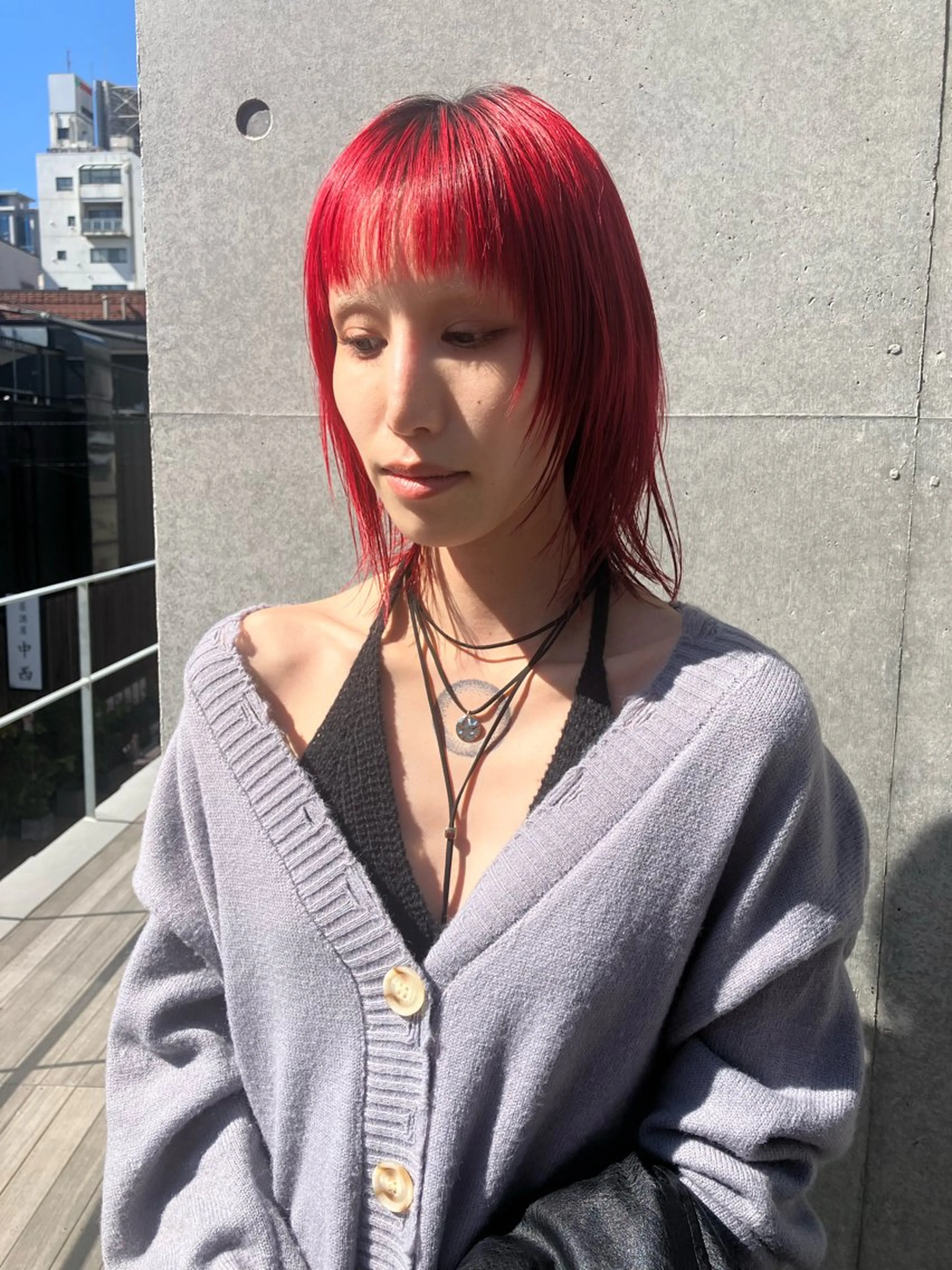 ミディアム 似合わせカットカラー 👩MINAのヘアスタイル