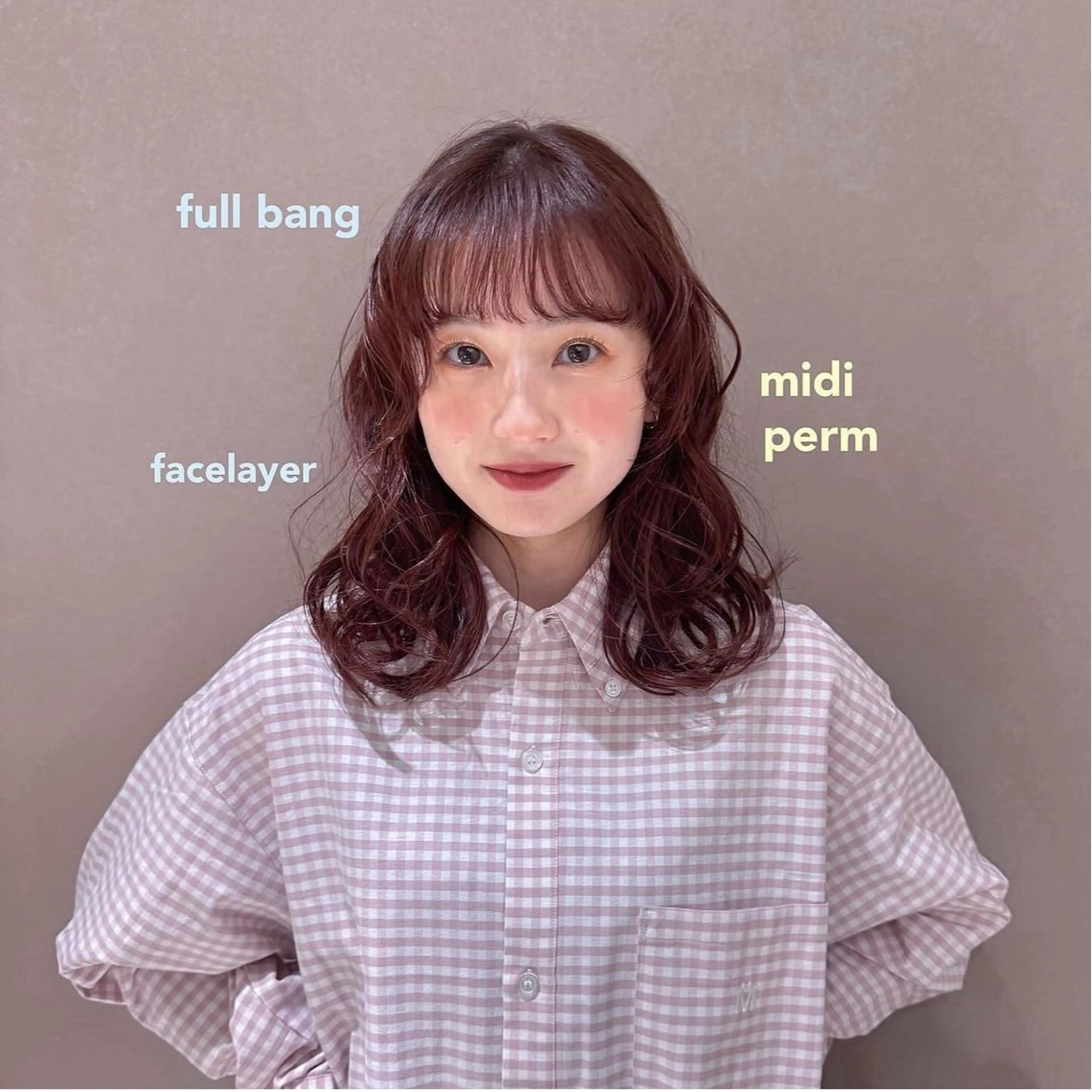 ミディアム カラー パーマ joemi by unami所属・Aya/パーマ /表参道のヘアスタイル