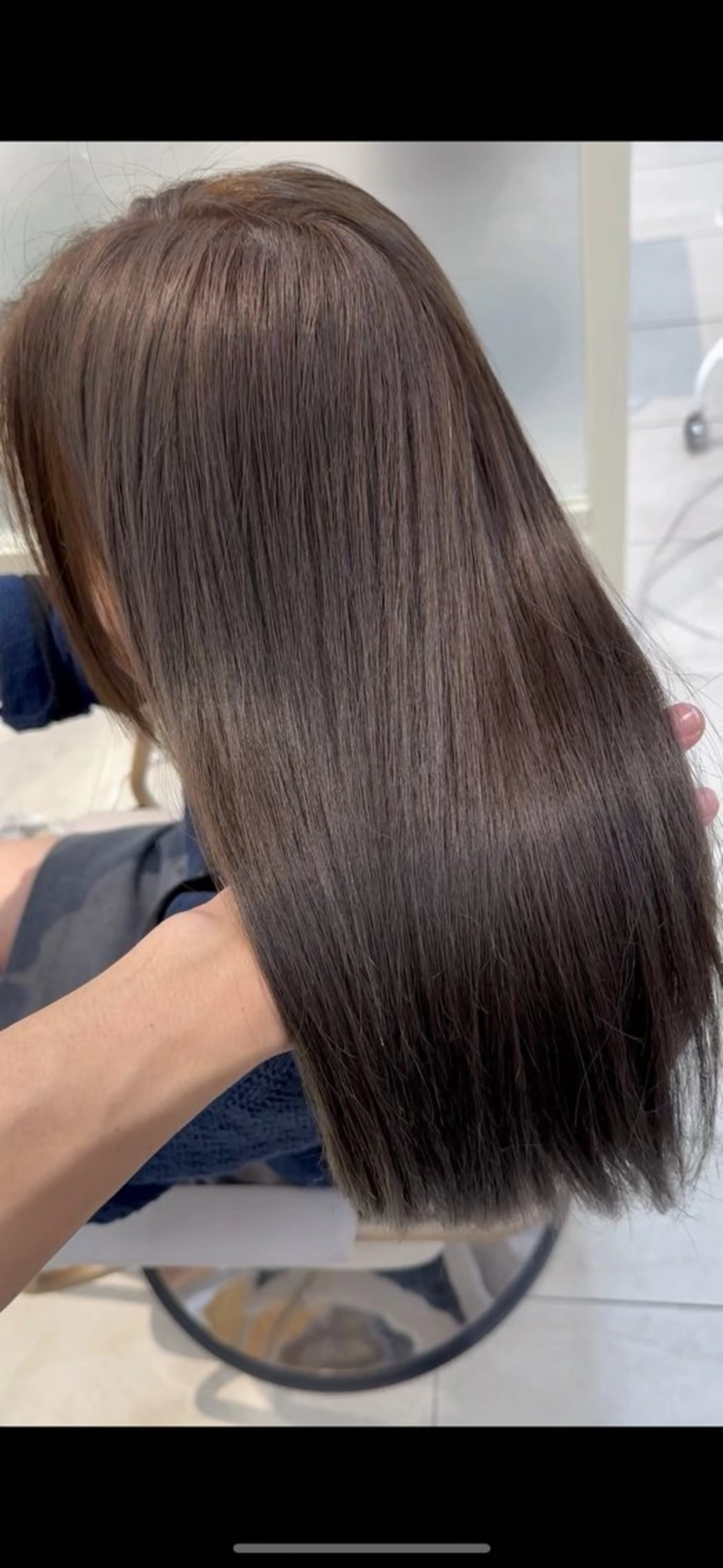 ロング oto🎀×美髪× シースルー前髪🤍のヘアスタイル