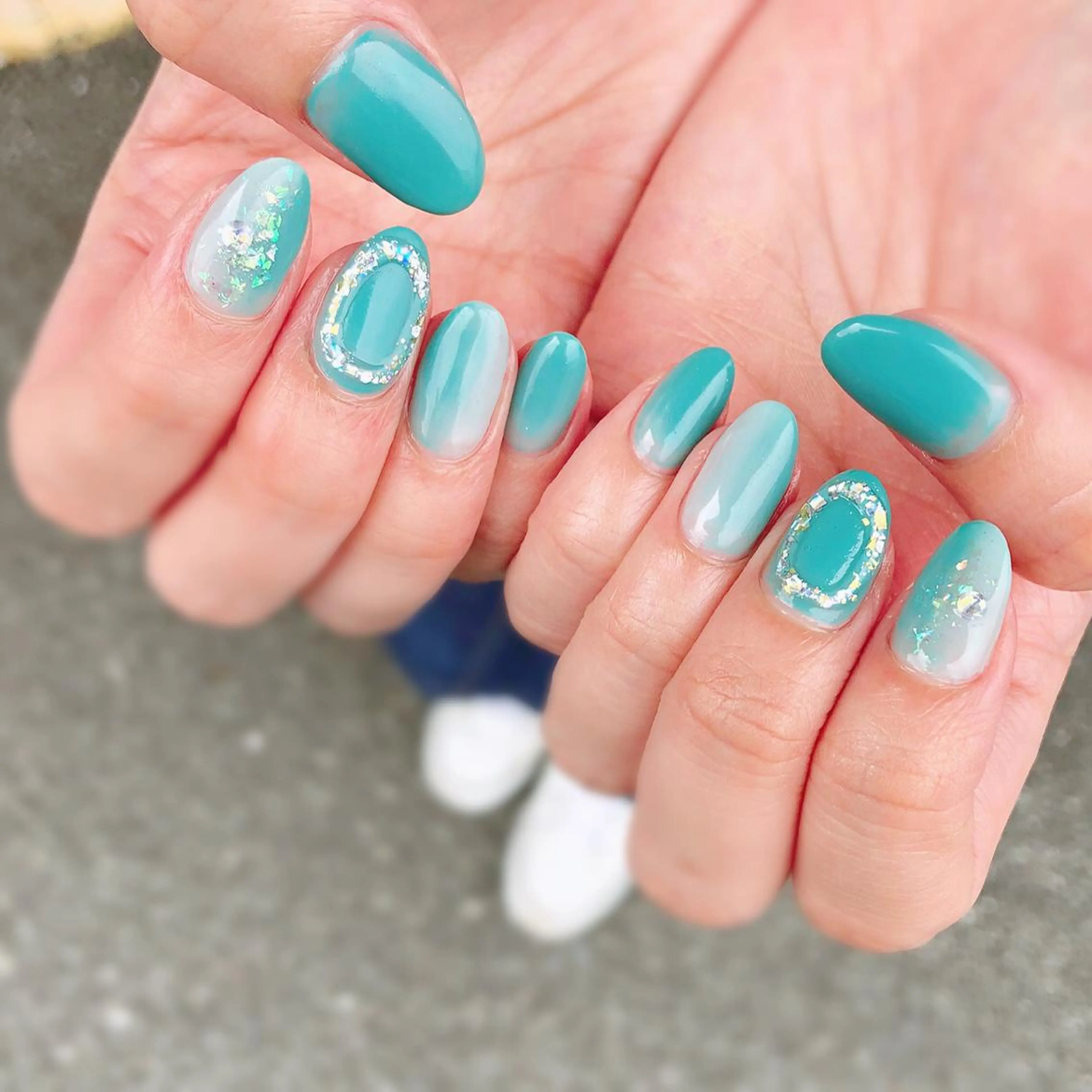 ネイル 韓国ネイル ぷっくりネイル ハンドネイル nail salon Regaosのネイルデザイン