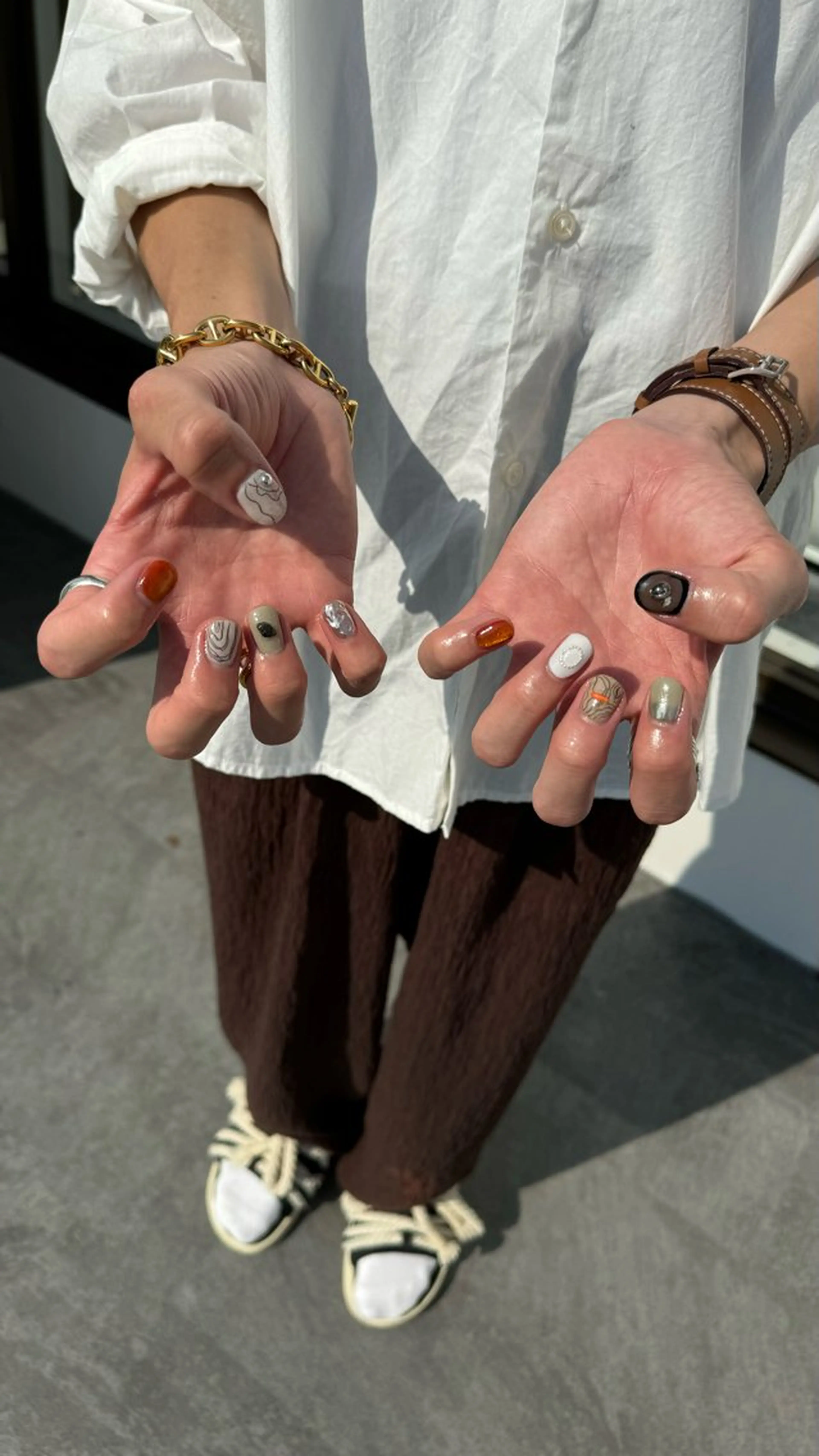 ネイル メンズネイル ニュアンスネイル yate' narumiのネイルデザイン