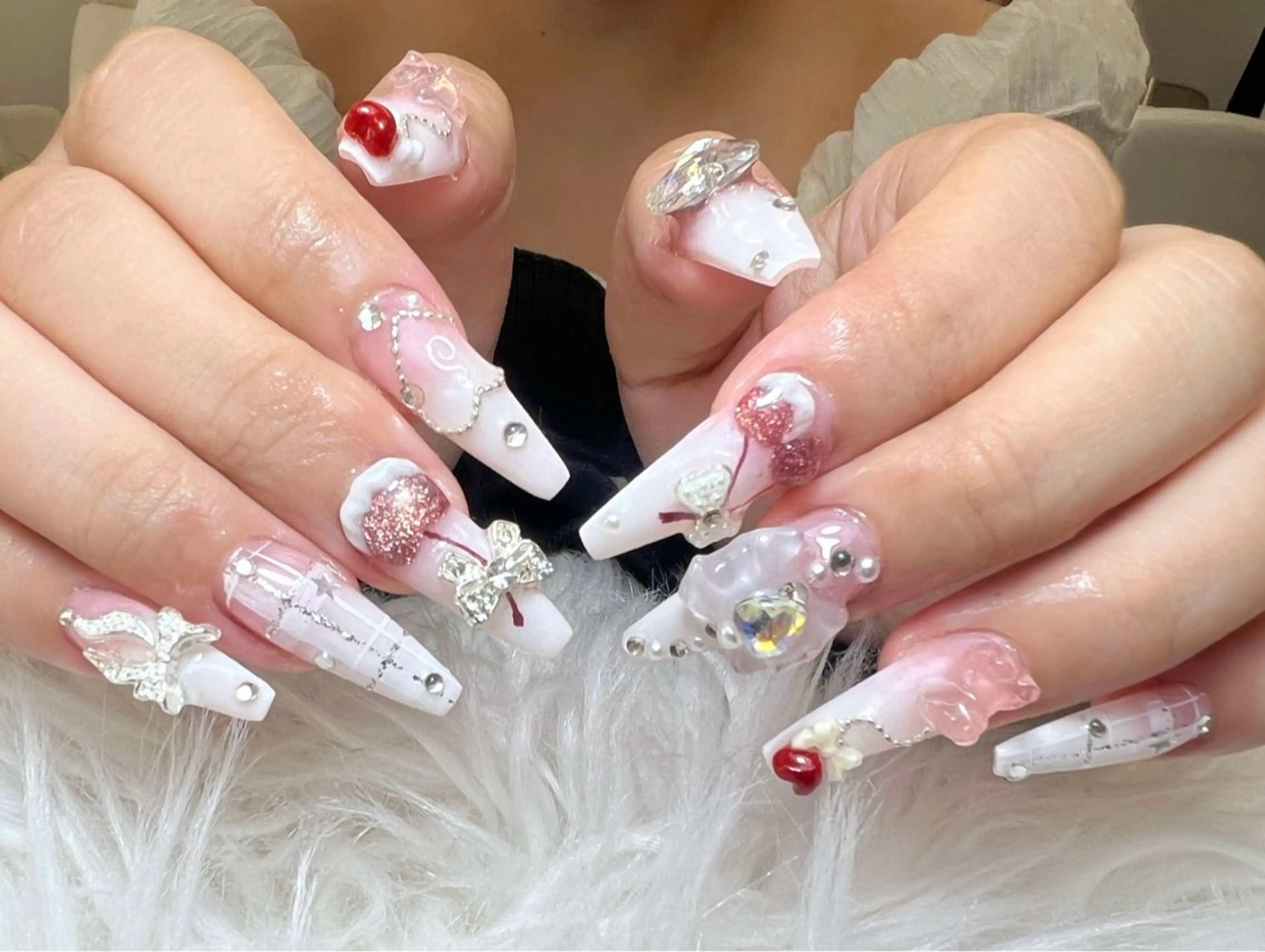 💅自爪アートやり・パーツつけ放題の写真