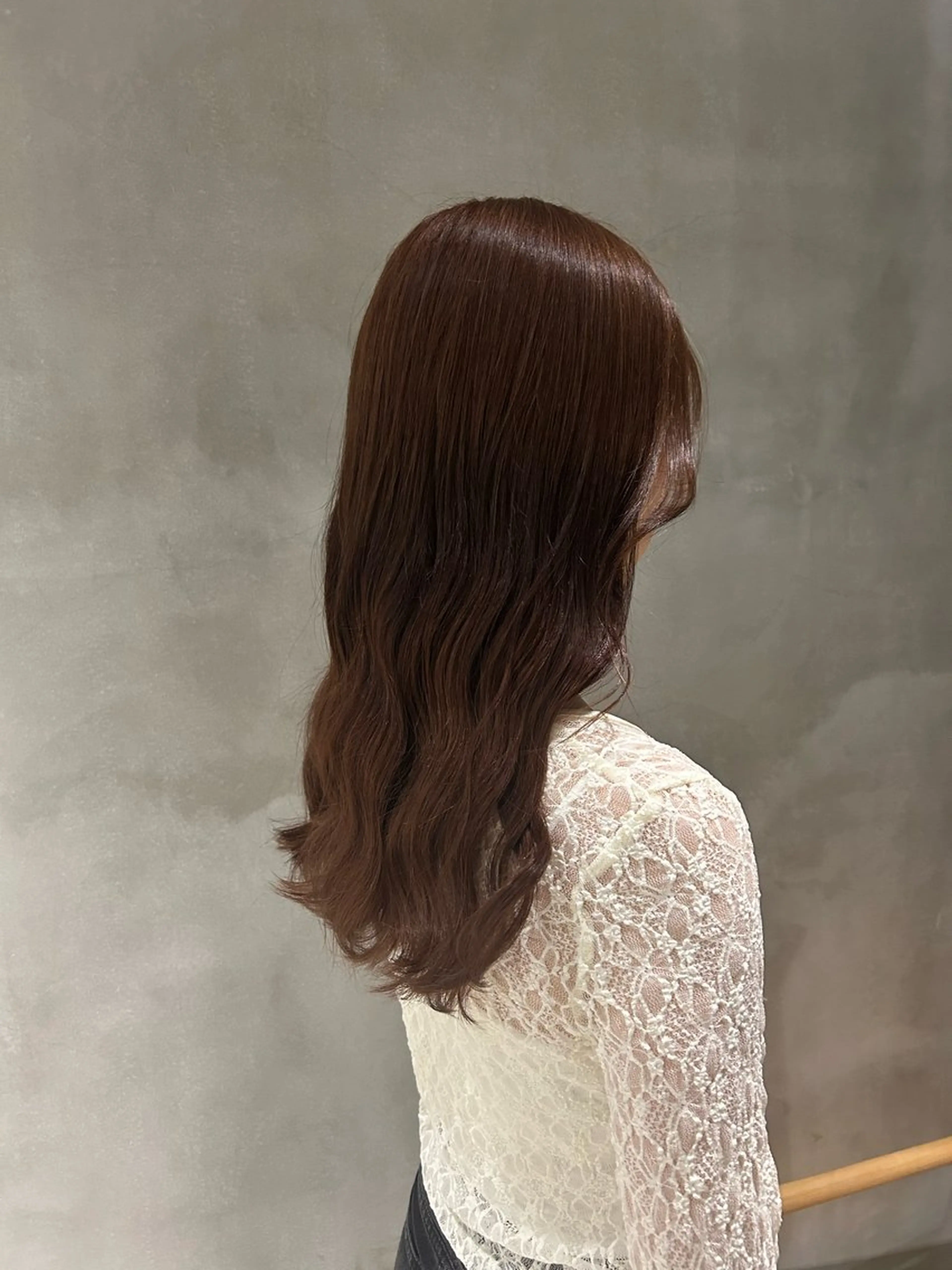 ロング カラー 馬場 菜乃夏のヘアスタイル