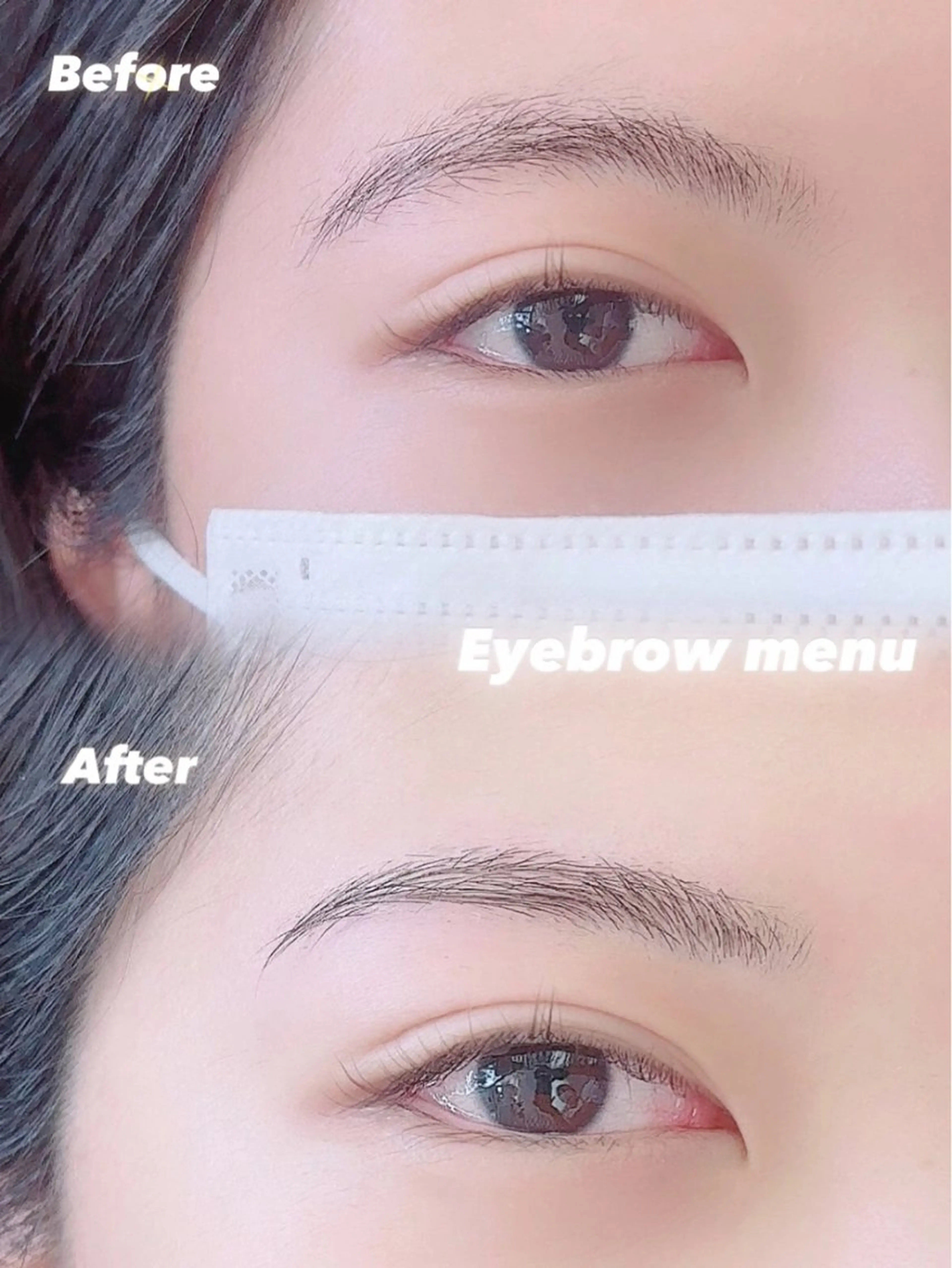 アイブロウ 眉毛ワックス脱毛 オアラテ仙台店🎀 田中萌恵子のマツエク・マツパデザイン