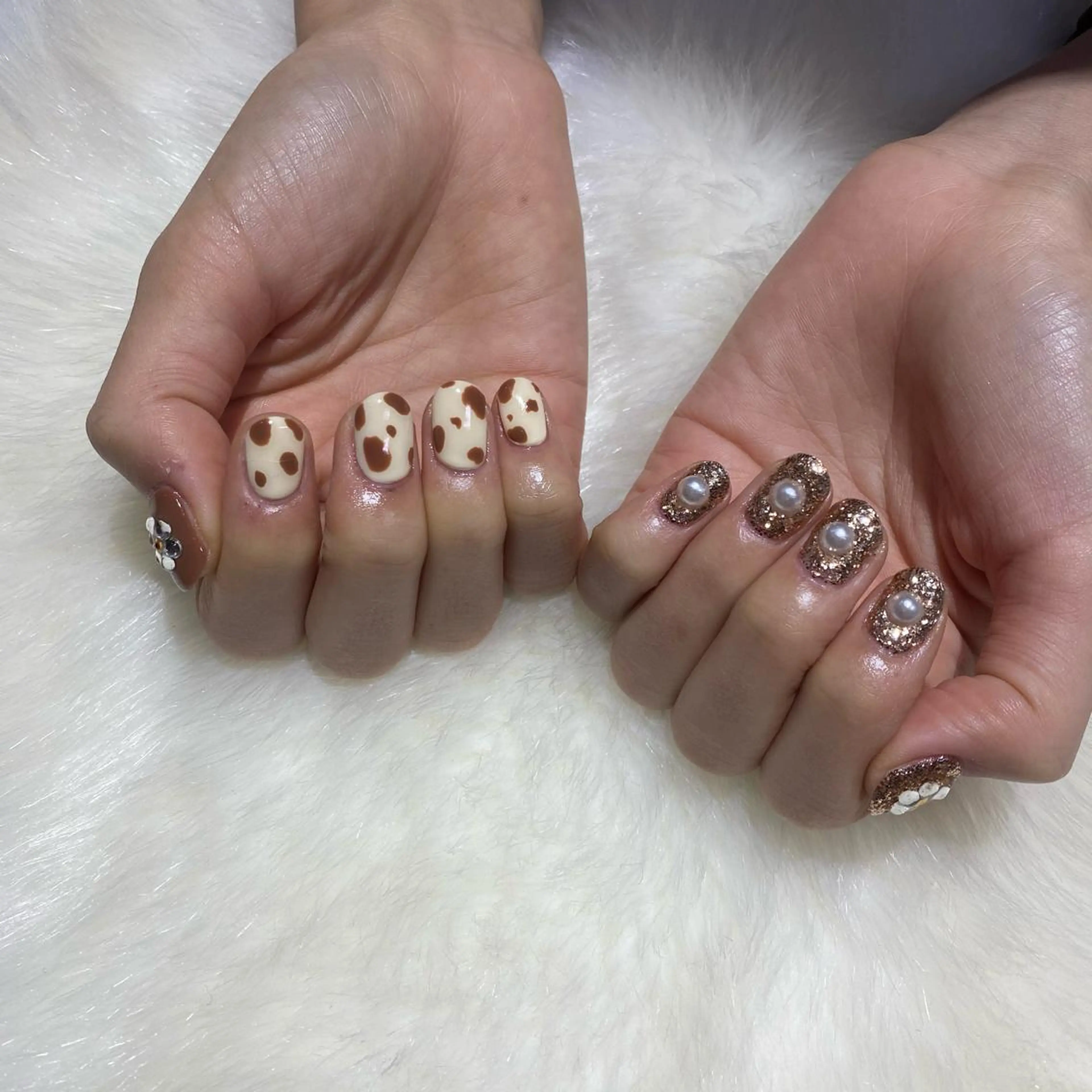 ネイル ジェルネイル Amber21.所属・Nagahama Akariのネイルデザイン