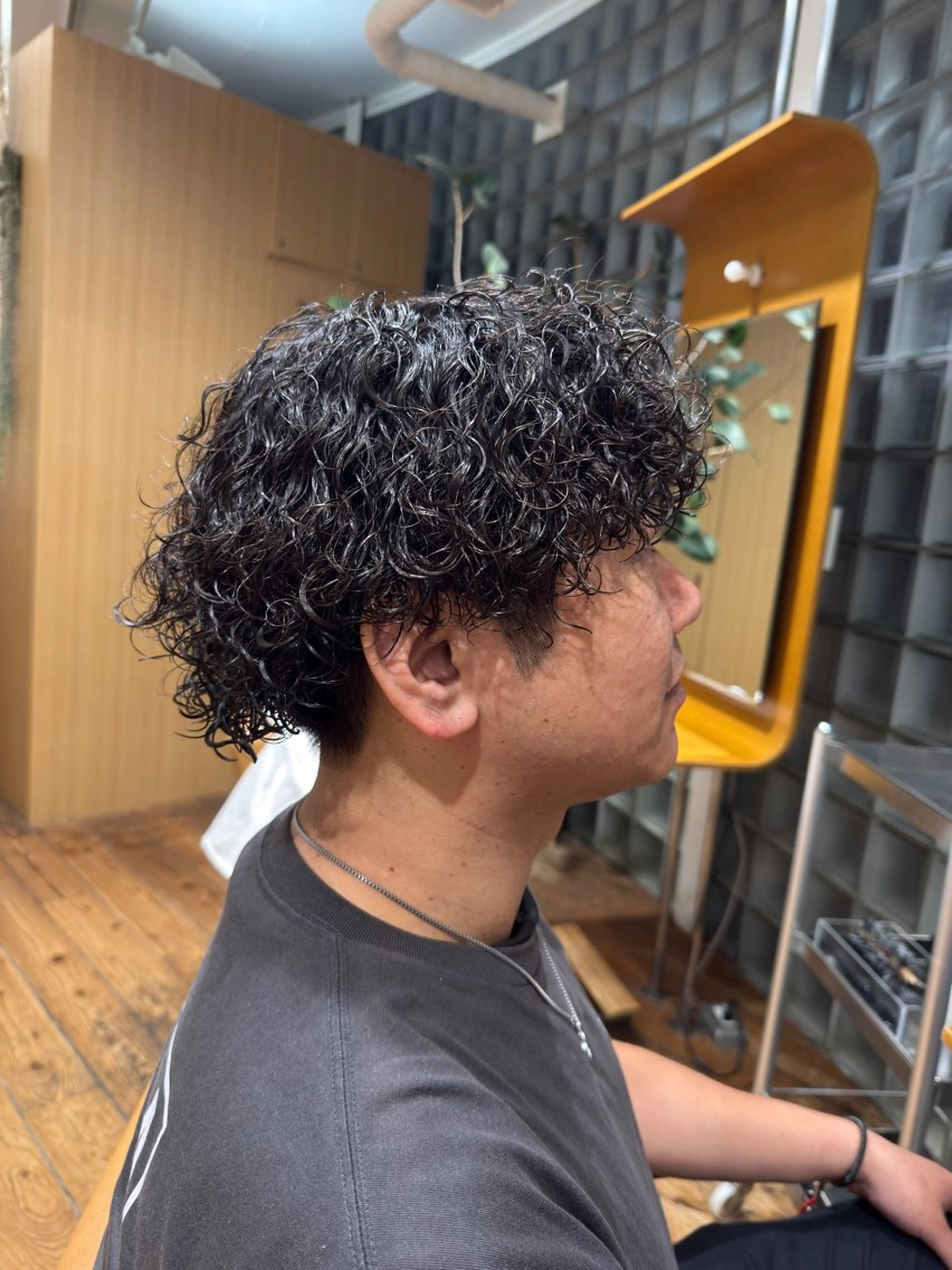 パーマ メンズ メンズパーマ プードルパーマ プードルパーマ カット パーマ CLAPS金沢文庫店所属・Eiji ／メンズパーマ募集中のヘアスタイル