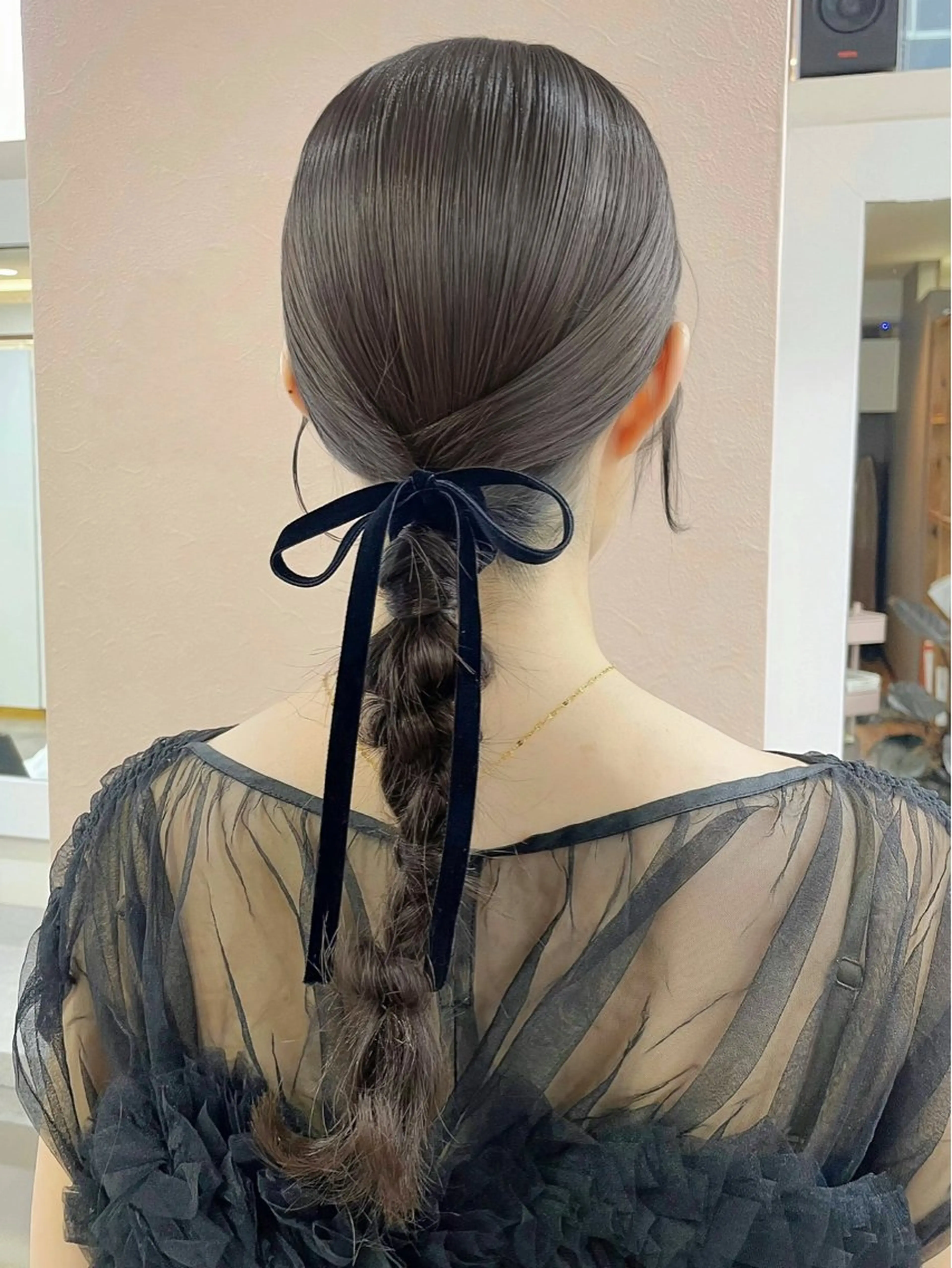 ロング ヘアアレンジ ヘアセット 韓国風パーマ/ヘア セット/店長みづきのヘアスタイル