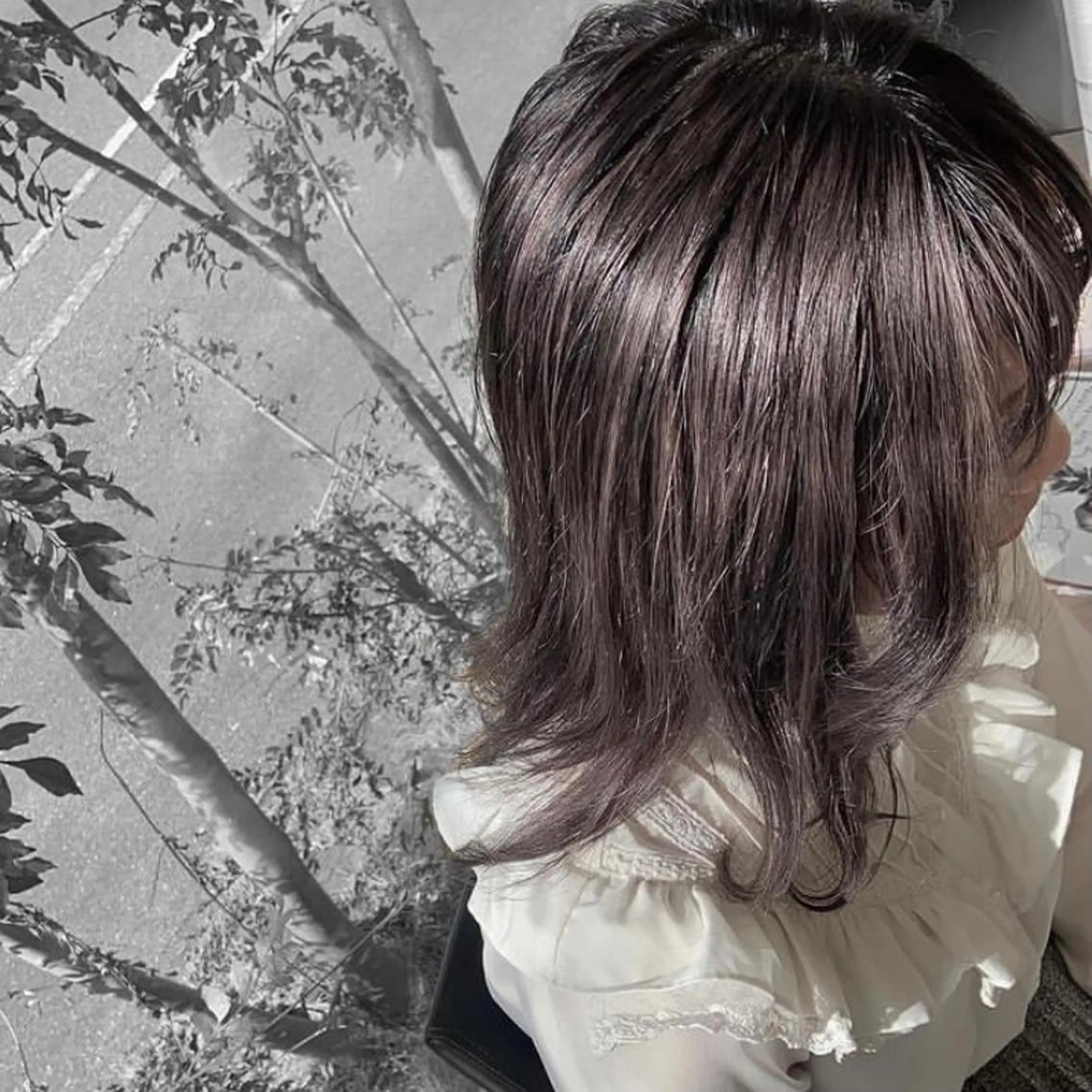 ミディアム カラー ヘアアレンジ 杉木 勝太のヘアスタイル