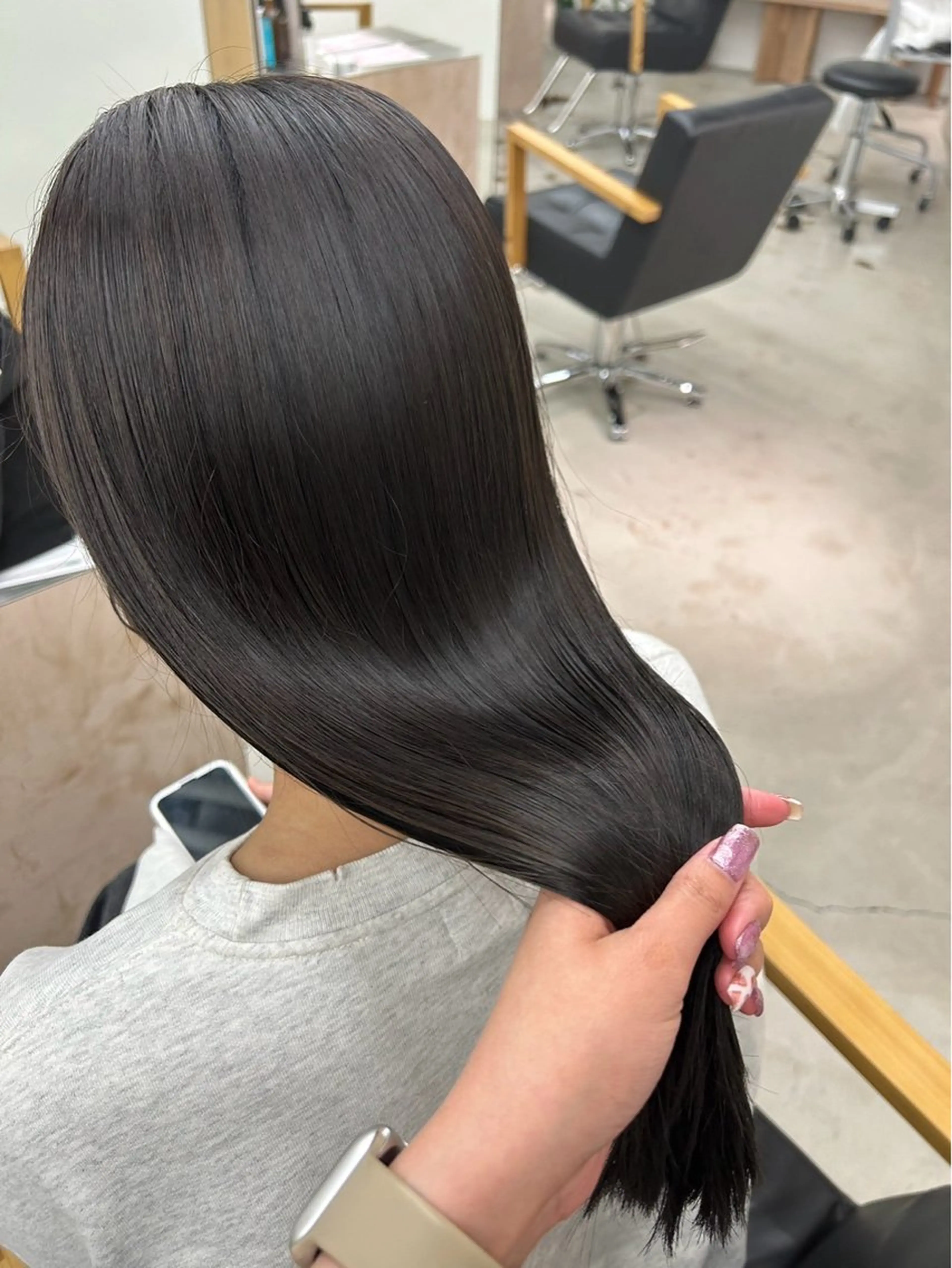 ロング 縮毛矯正 étoile by vince所属・【étoile】 mariaのヘアスタイル