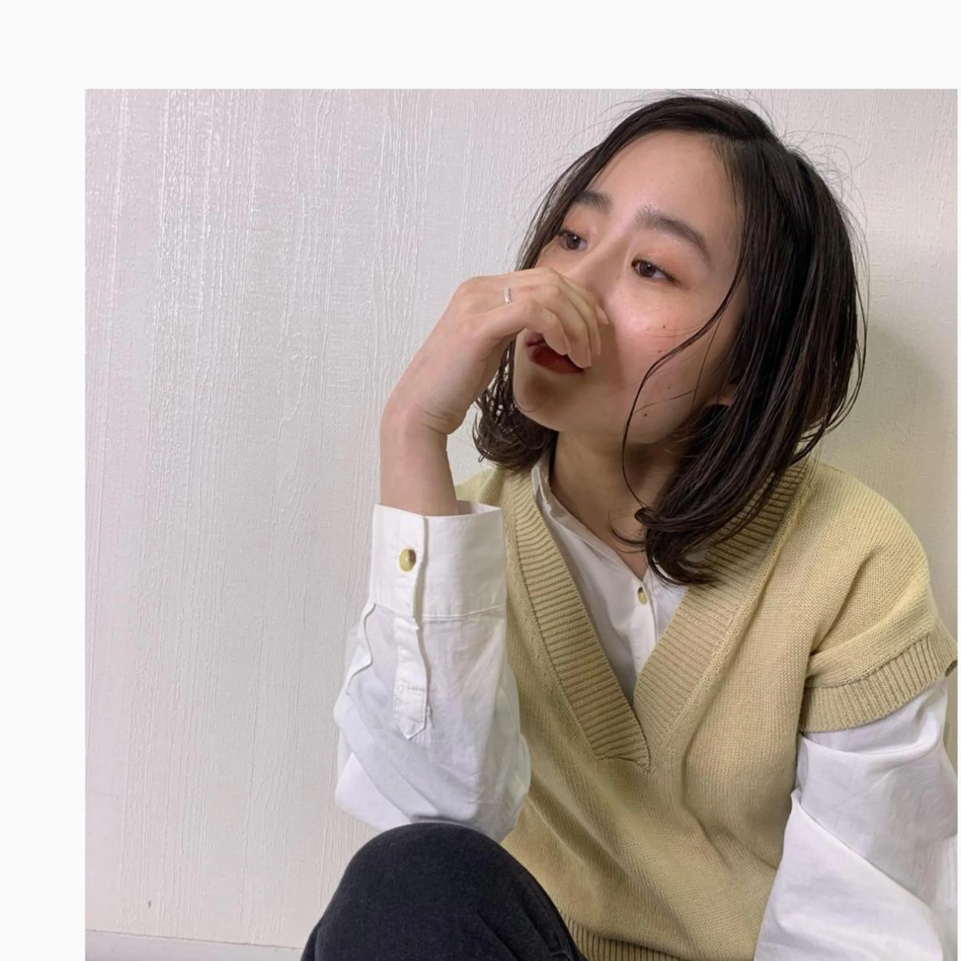 ショート カラー パーマ ヘアアレンジ 🐶 アヤカのヘアスタイル