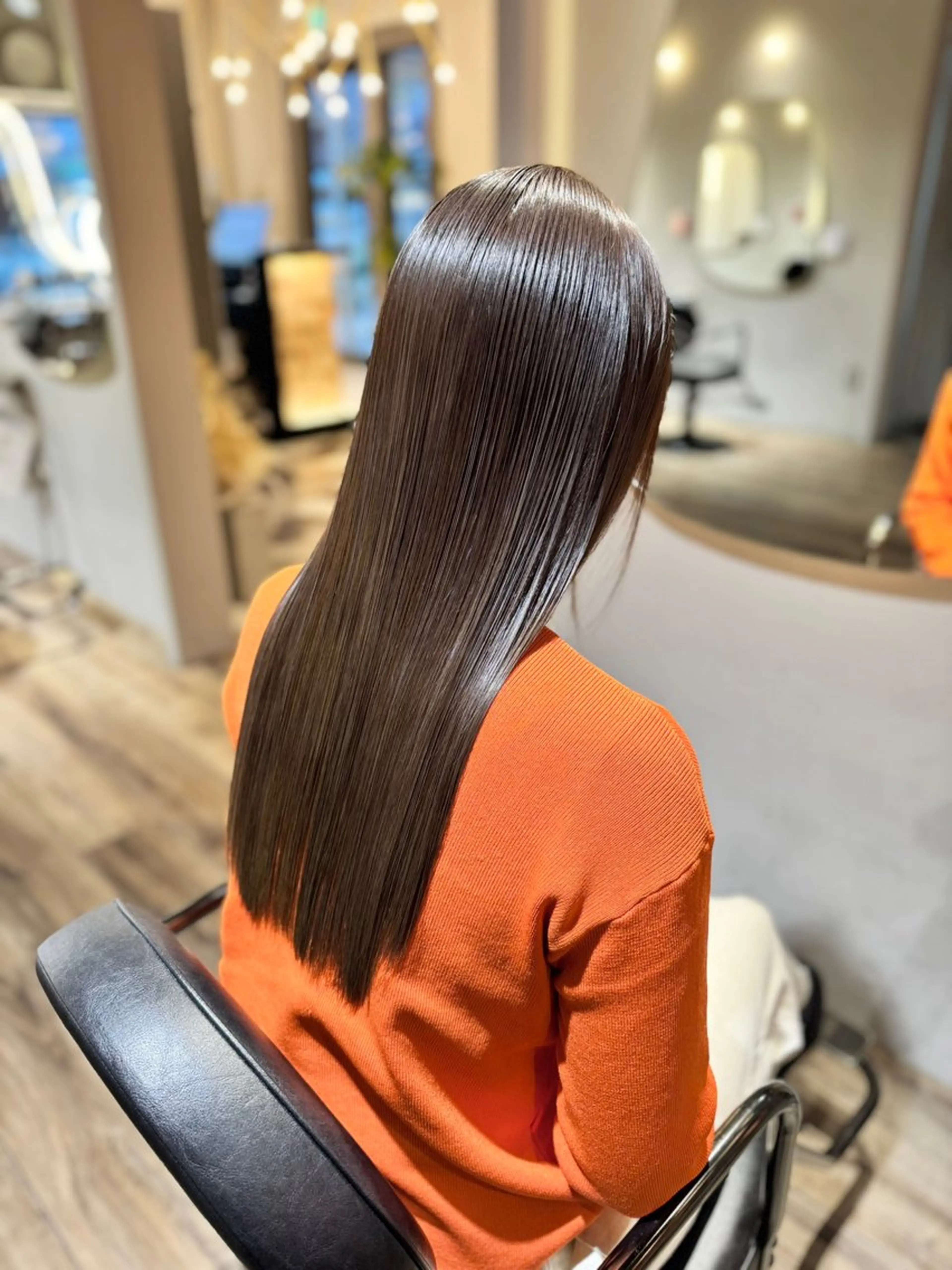 ロング カット ヘアカラー 【天満1艶髪】潤艶/ 髪質改善🌹釣本竜哉のヘアスタイル