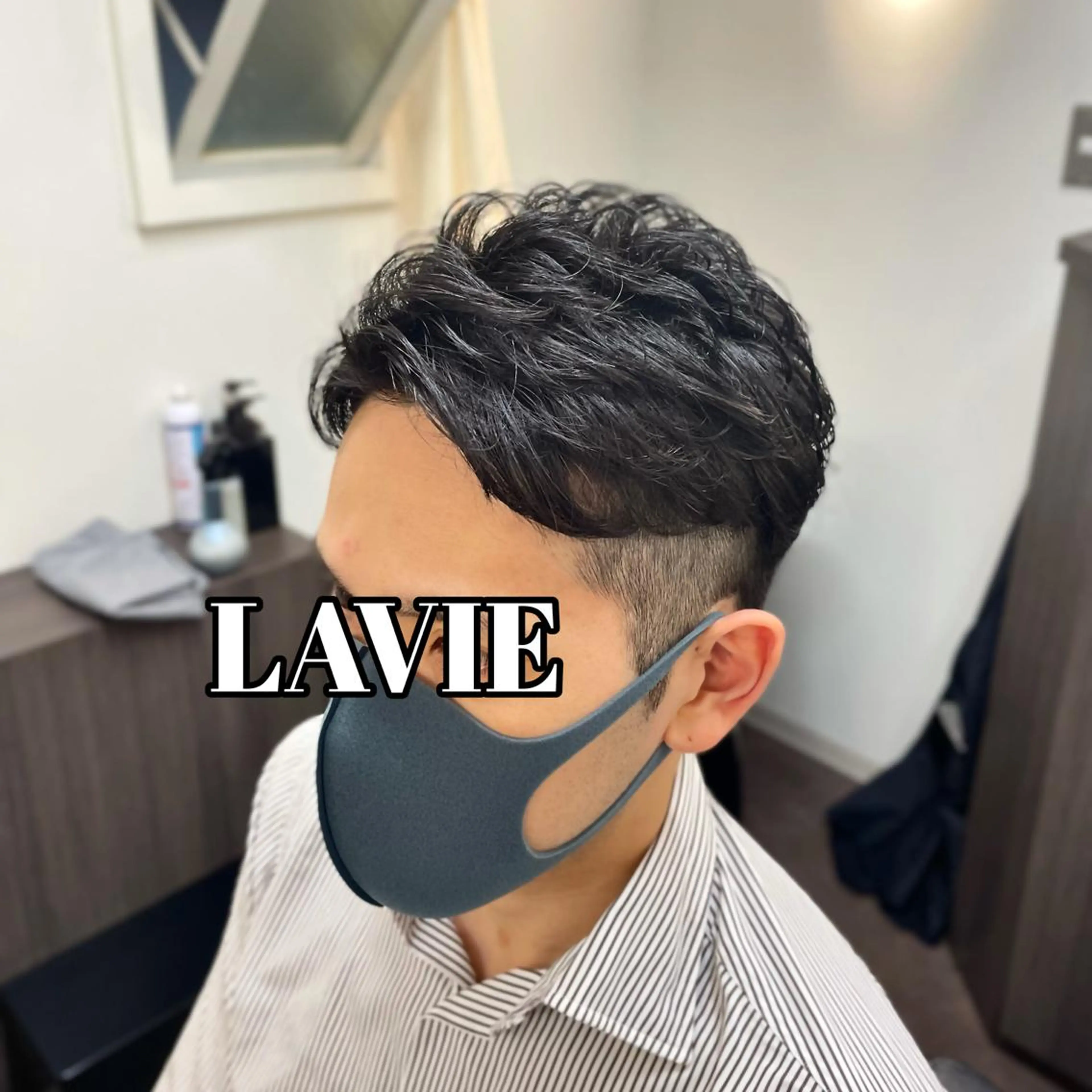 ミディアム メンズ ラヴィニュースタンダードバーバー中野店所属・💈TAMOGAMI AMI💈のヘアスタイル