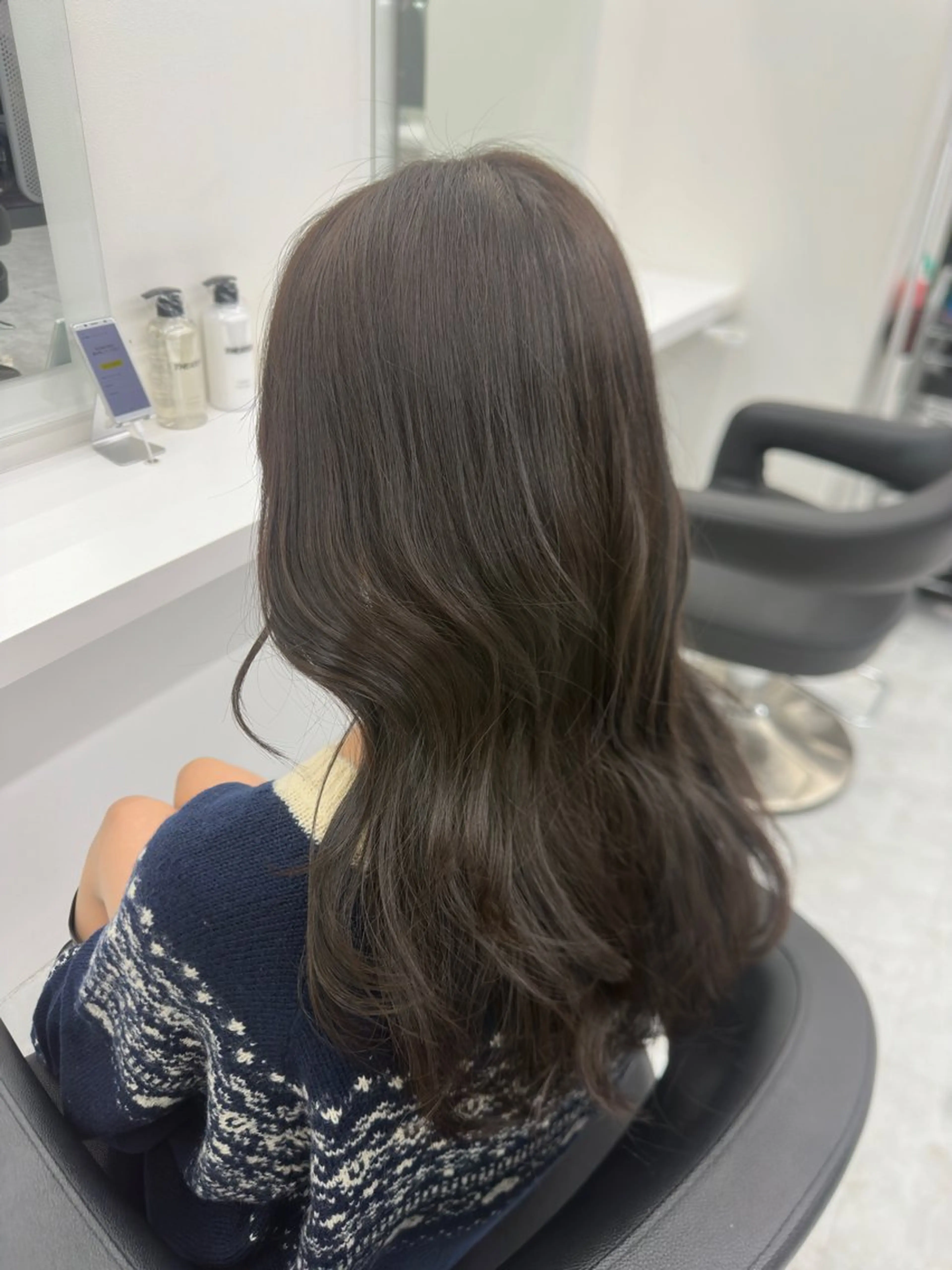 ロング カラー パーマ ヘアアレンジ メンズ キッズ ♥️韓国ヘア レイヤー♥️ゆりのヘアスタイル