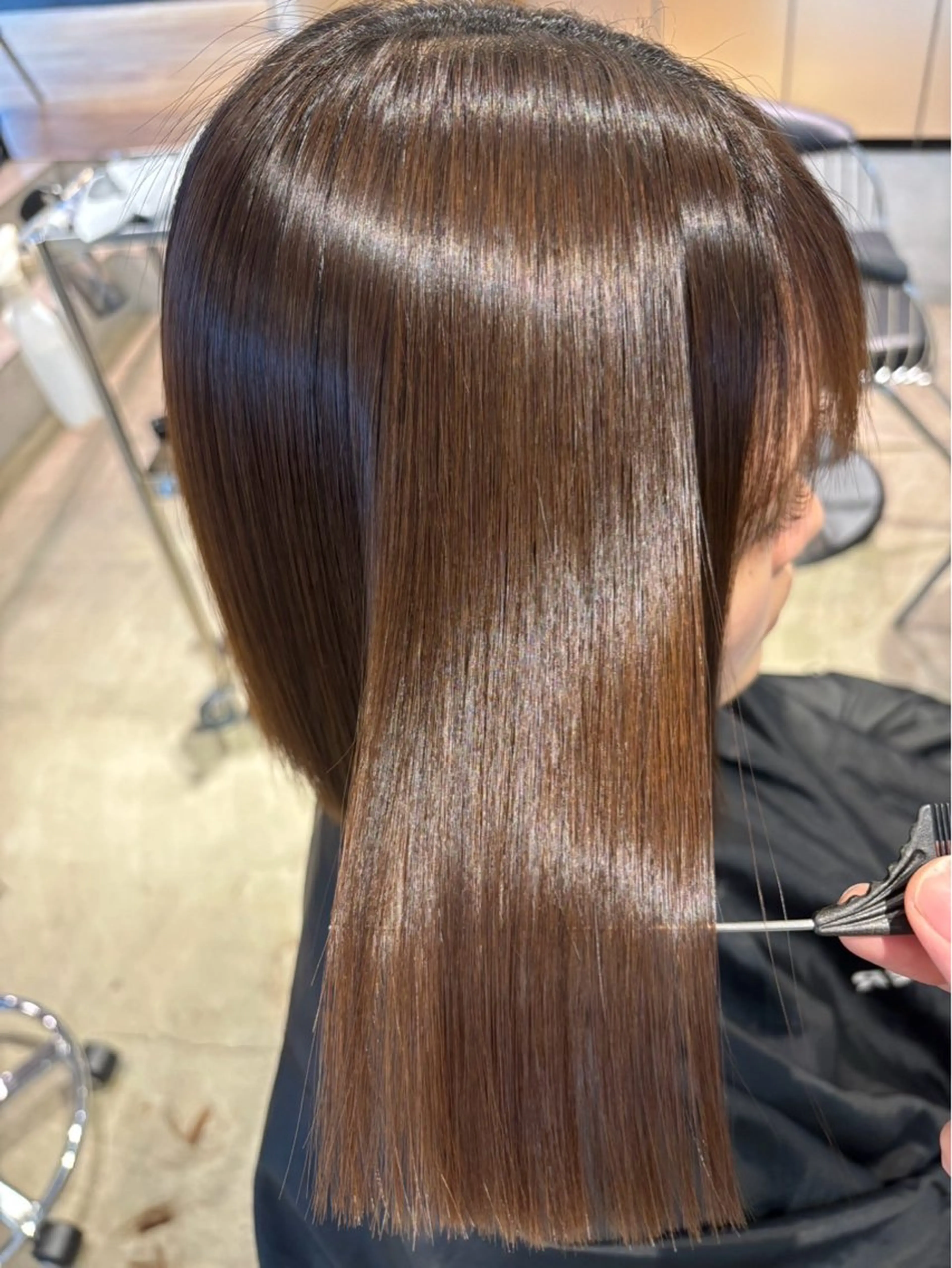 ミディアム 縮毛矯正 🌈🌏 Kokoネ🪐🌕のヘアスタイル