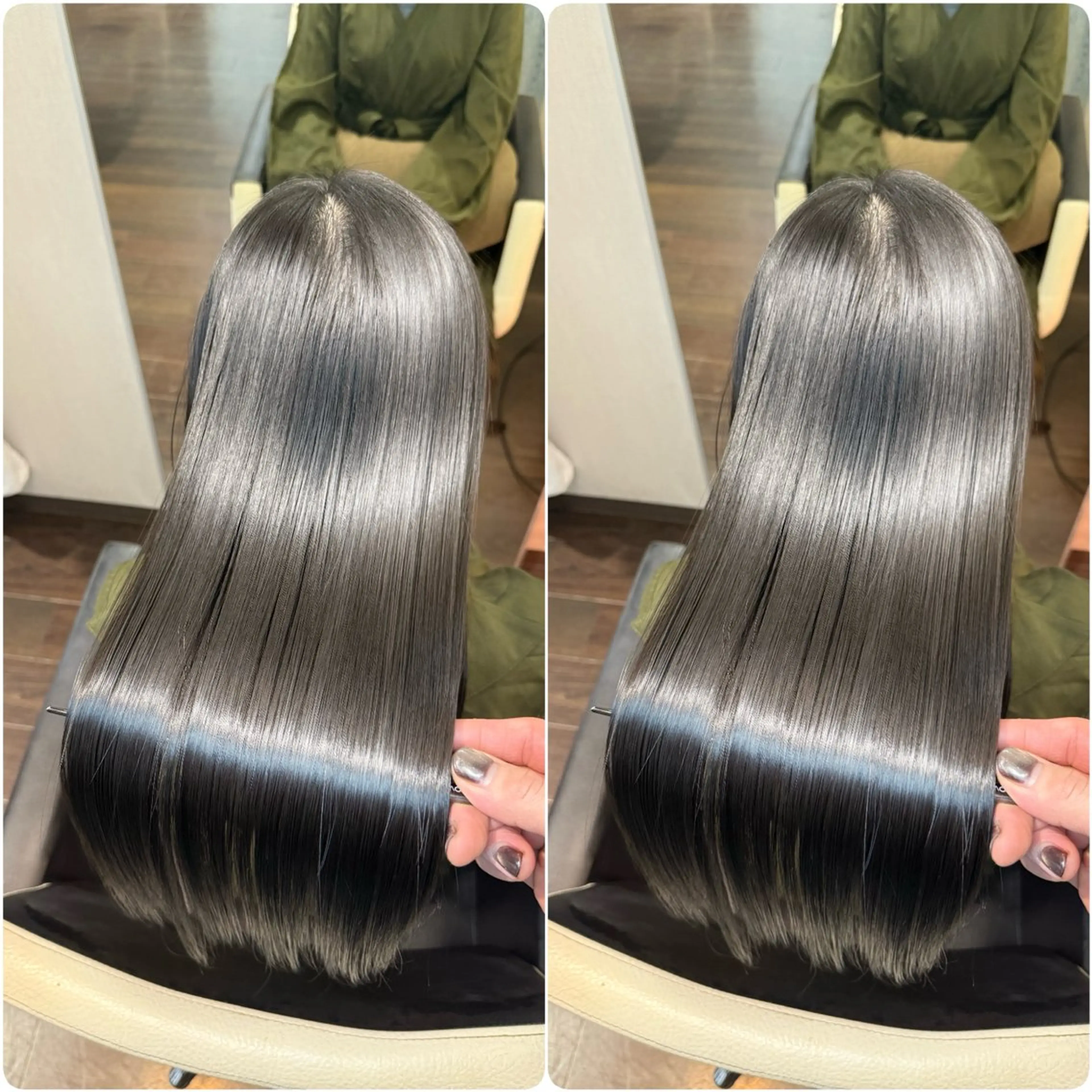 ロング カット 縮毛矯正 トリートメント ヘッドスパ youres hair 髪質改善トリートメント&ヘッドスパ　新宿EAST所属・🌹ULTOWA🌹 髪質改善/縮毛/店長のヘアスタイル