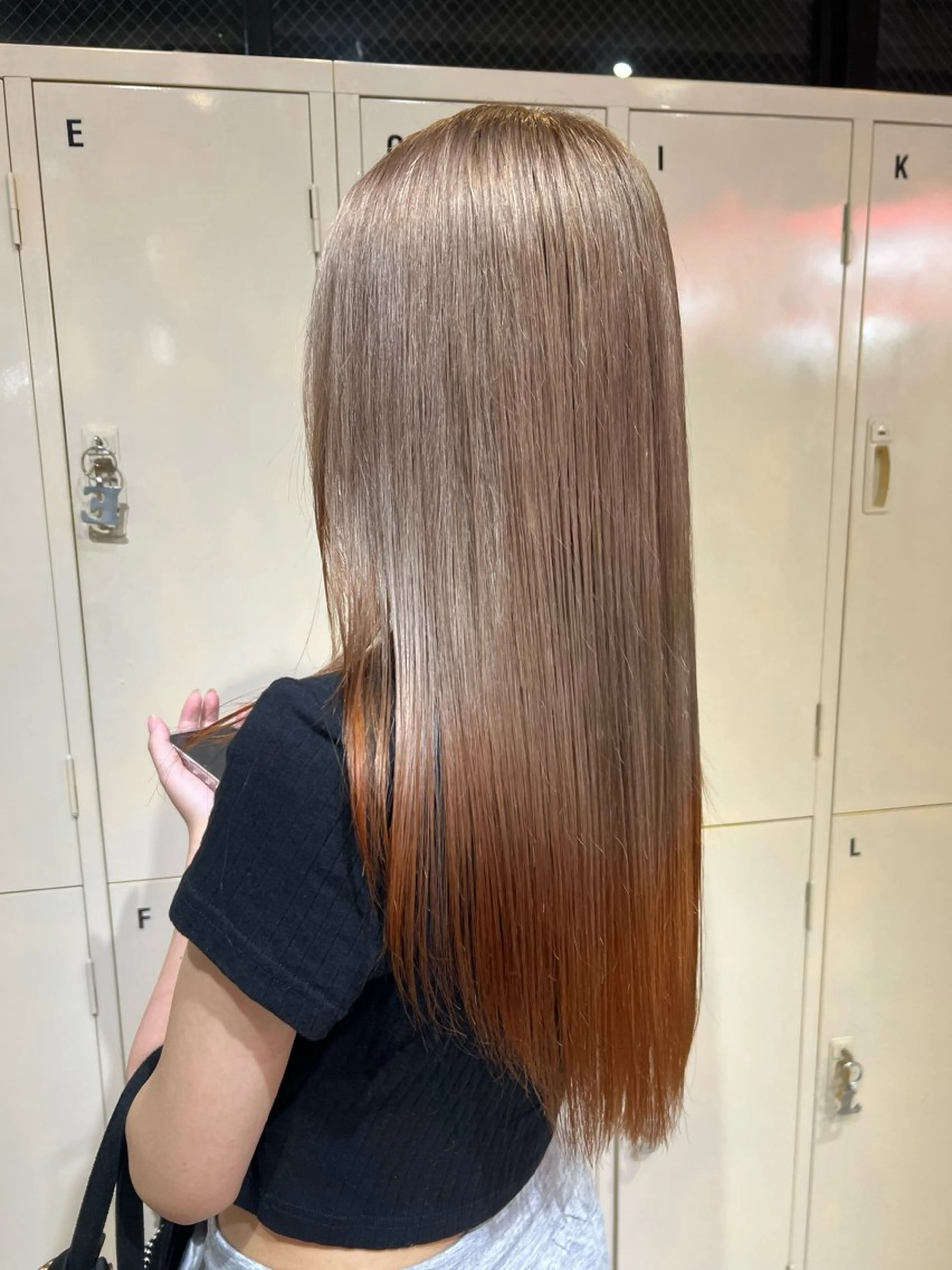 ロング ヘアカラー トリートメント 💎艶ハイトーン／ ハルカ💎のヘアスタイル
