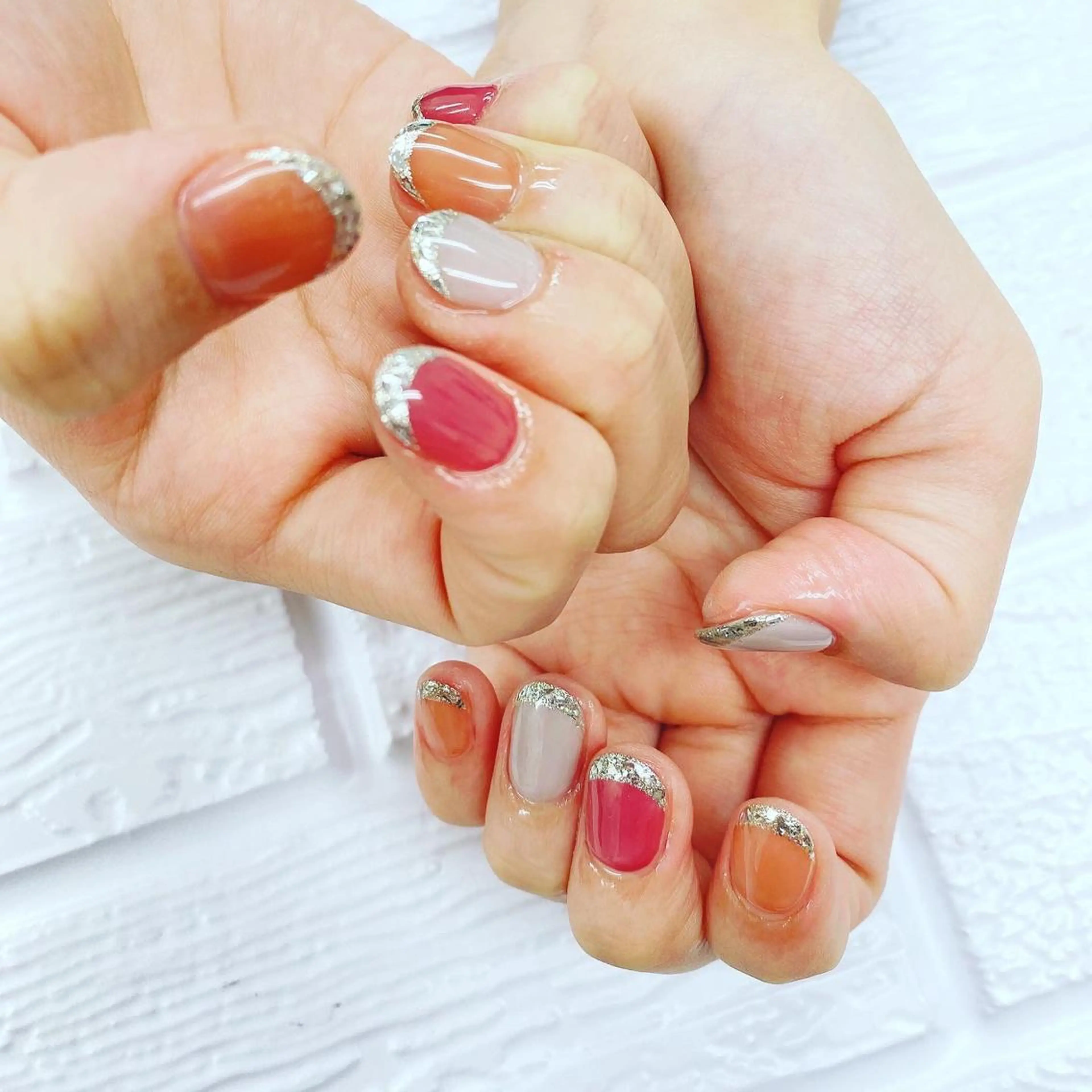 ネイル フレンチネイル ガラスフレンチ N._._.claw[エヌクロー]所属・N._._. clawのネイルデザイン