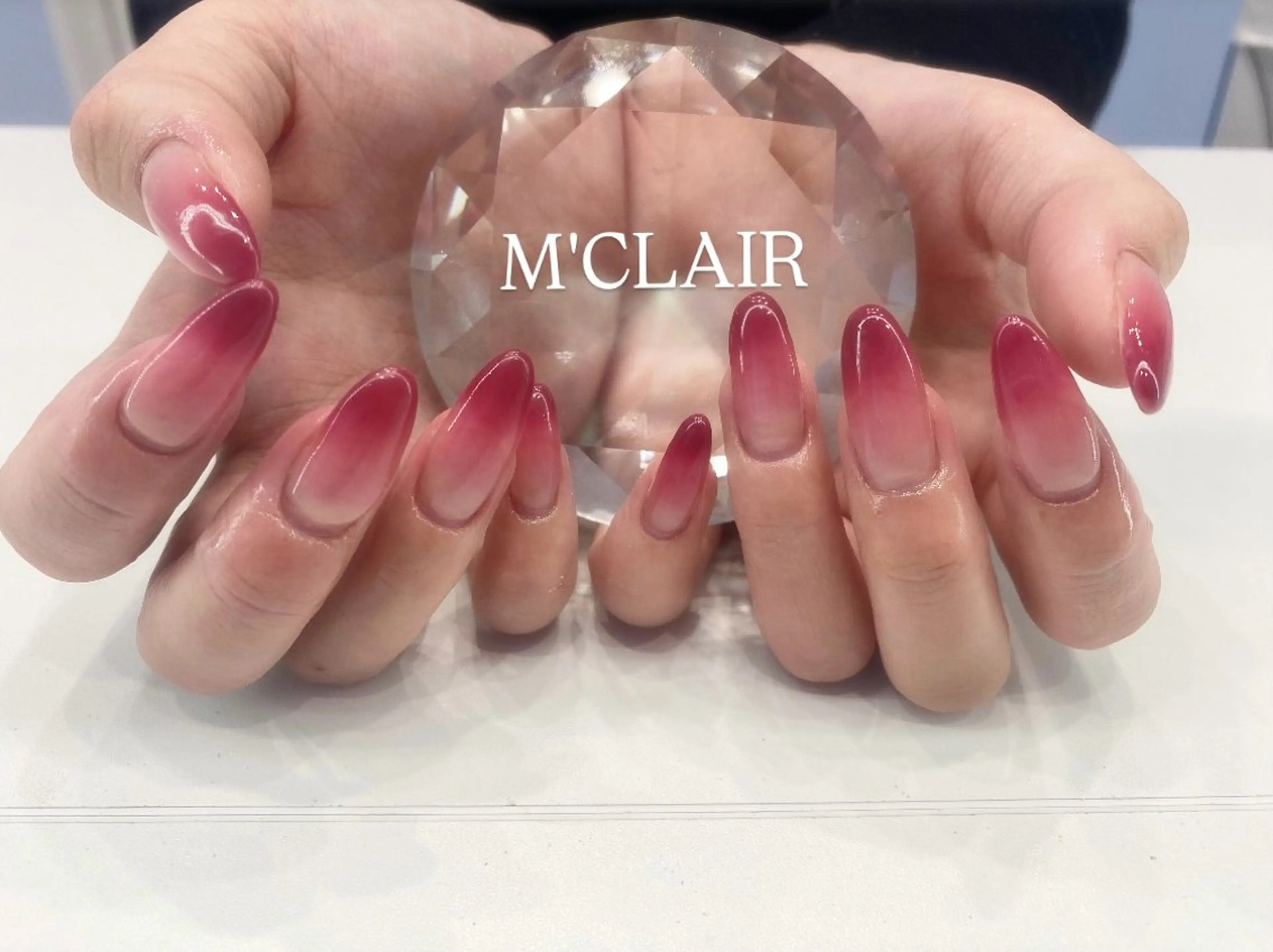 ネイル グラデーション ネイルチップ M'CLAIR所属・M'CLAIR makikoのネイルデザイン