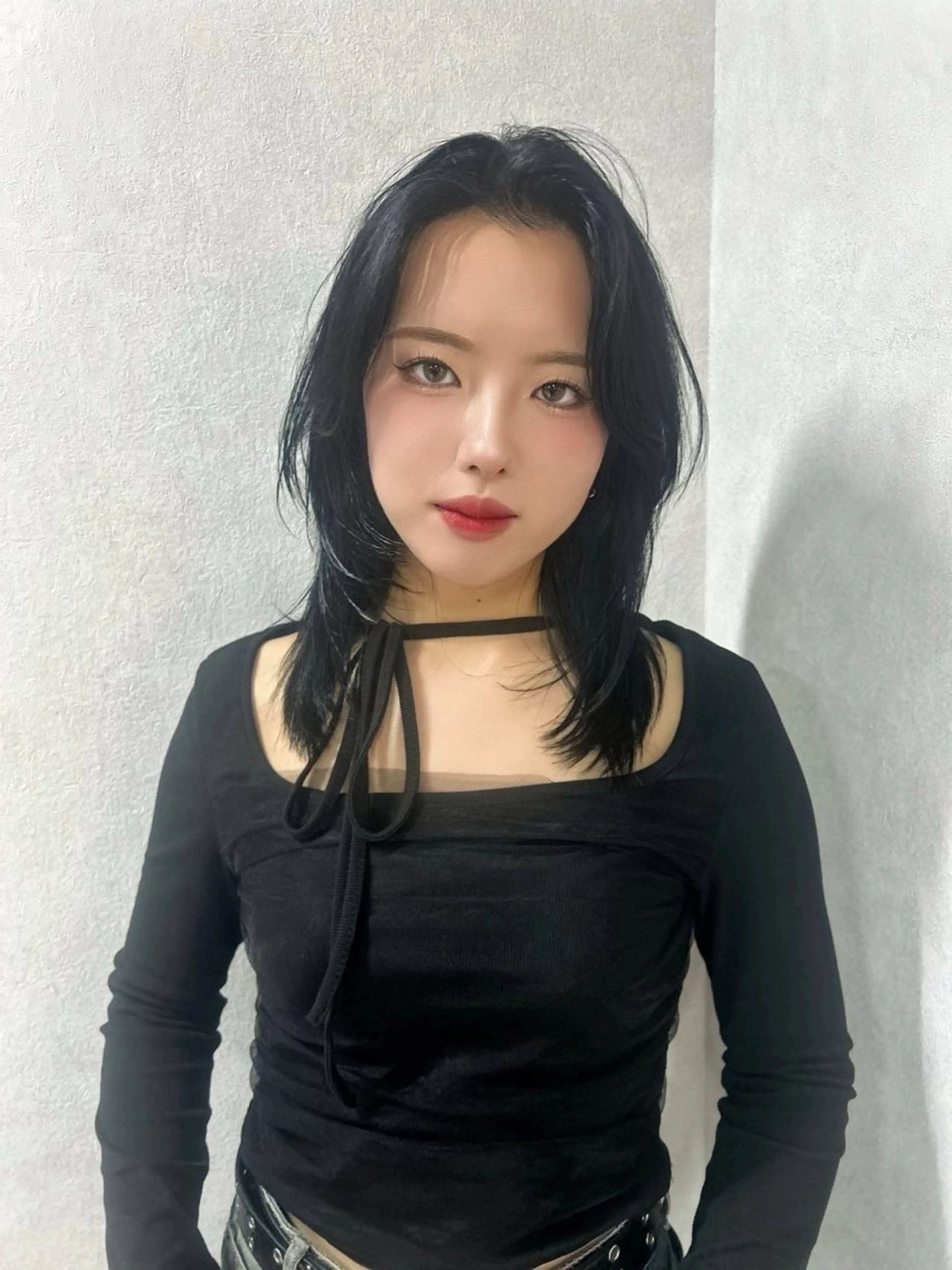 ミディアム レイヤーカット 髪質改善大阪/ 酸性縮毛矯正/ゆうとのヘアスタイル