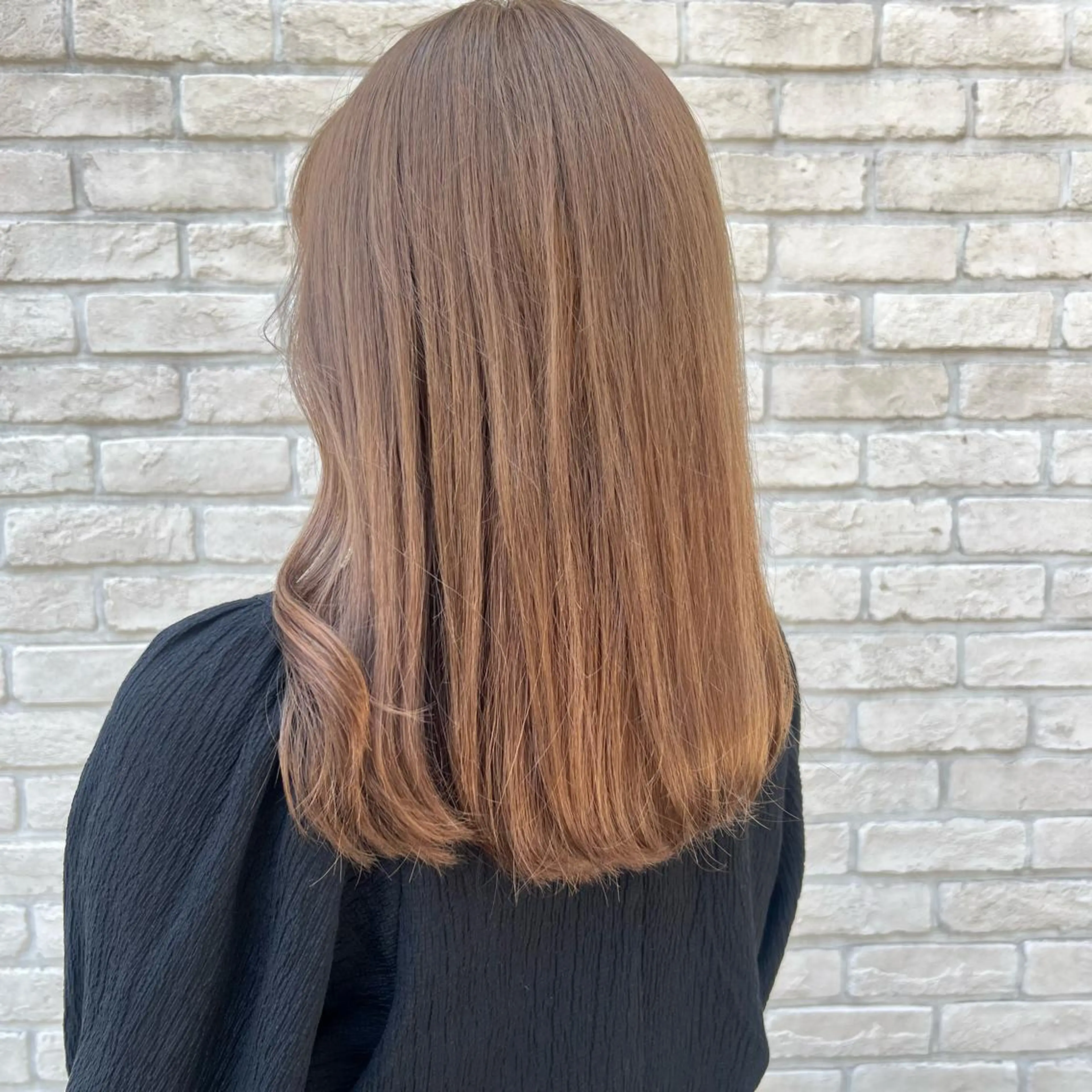 ロング カラー ヘアカラー 韓国レイヤー 暖色カラー/さくらのヘアスタイル