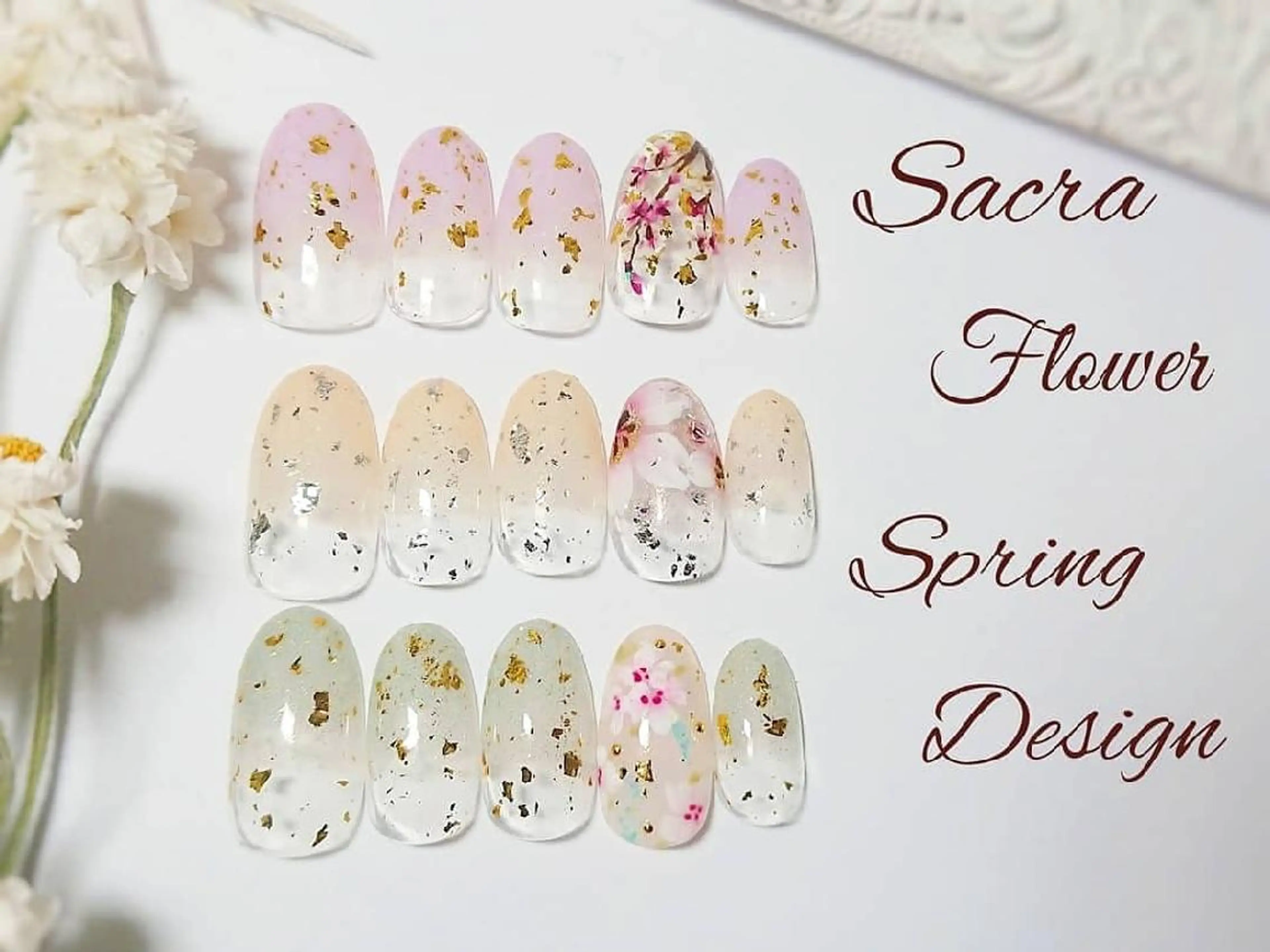 ネイル 桜ネイル ハンドネイル Rindu Nail 名駅miniのネイルデザイン