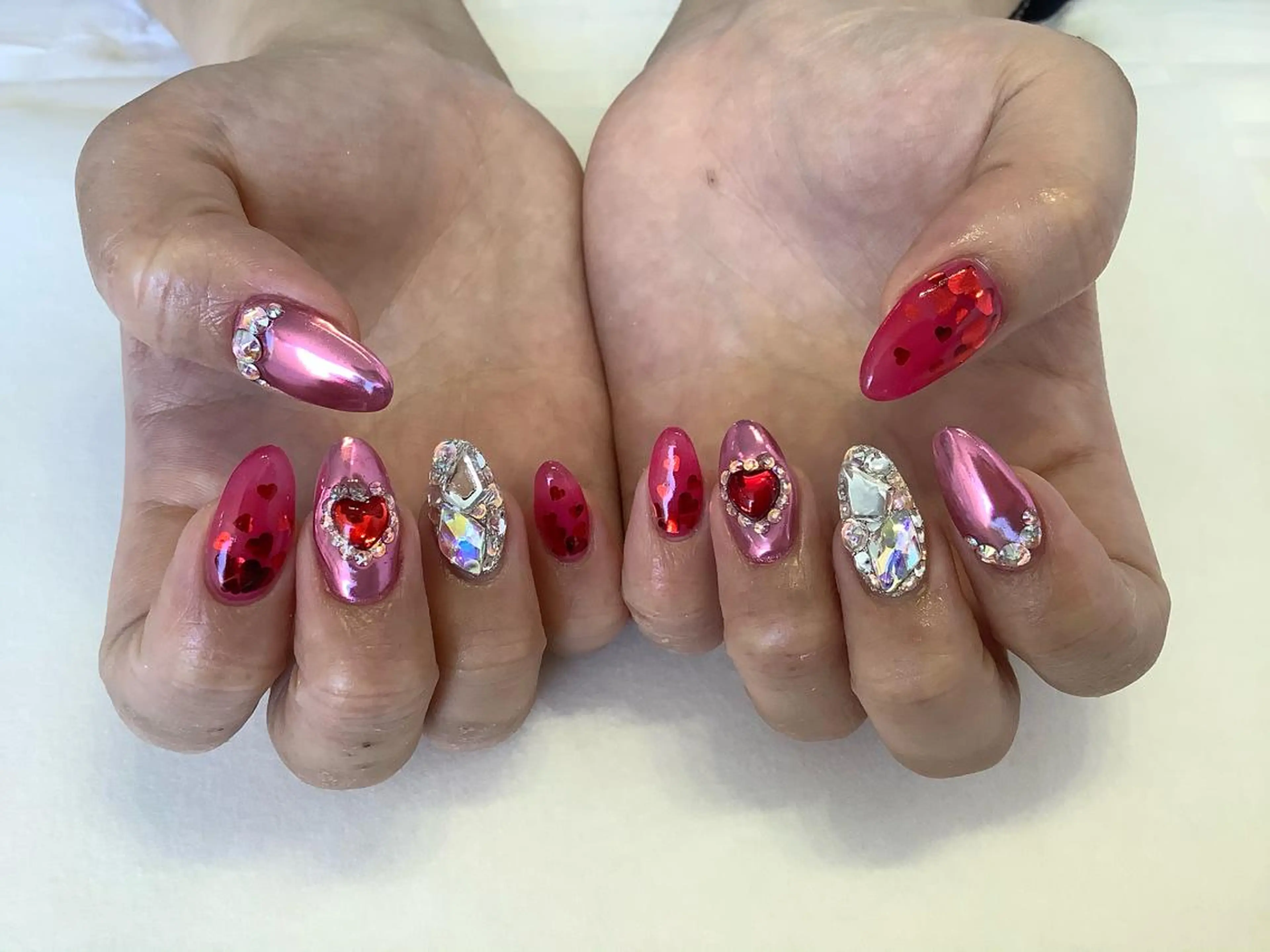 ネイル ハンドネイル 💎🐰 saki. m 🐰💎のネイルデザイン