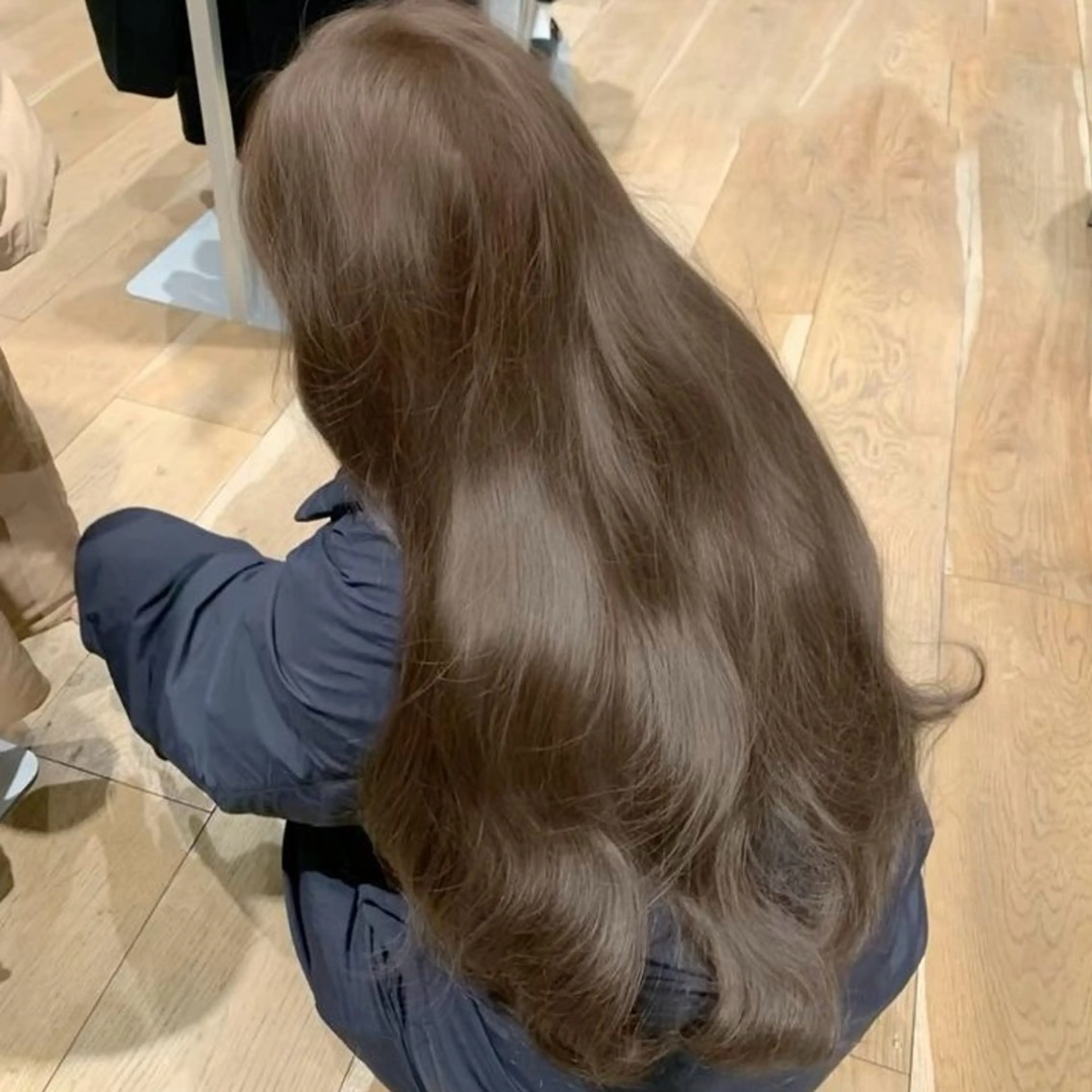 ロング カット ヘアカラー 🤍やわらか抜け感 hair🤍RINのヘアスタイル