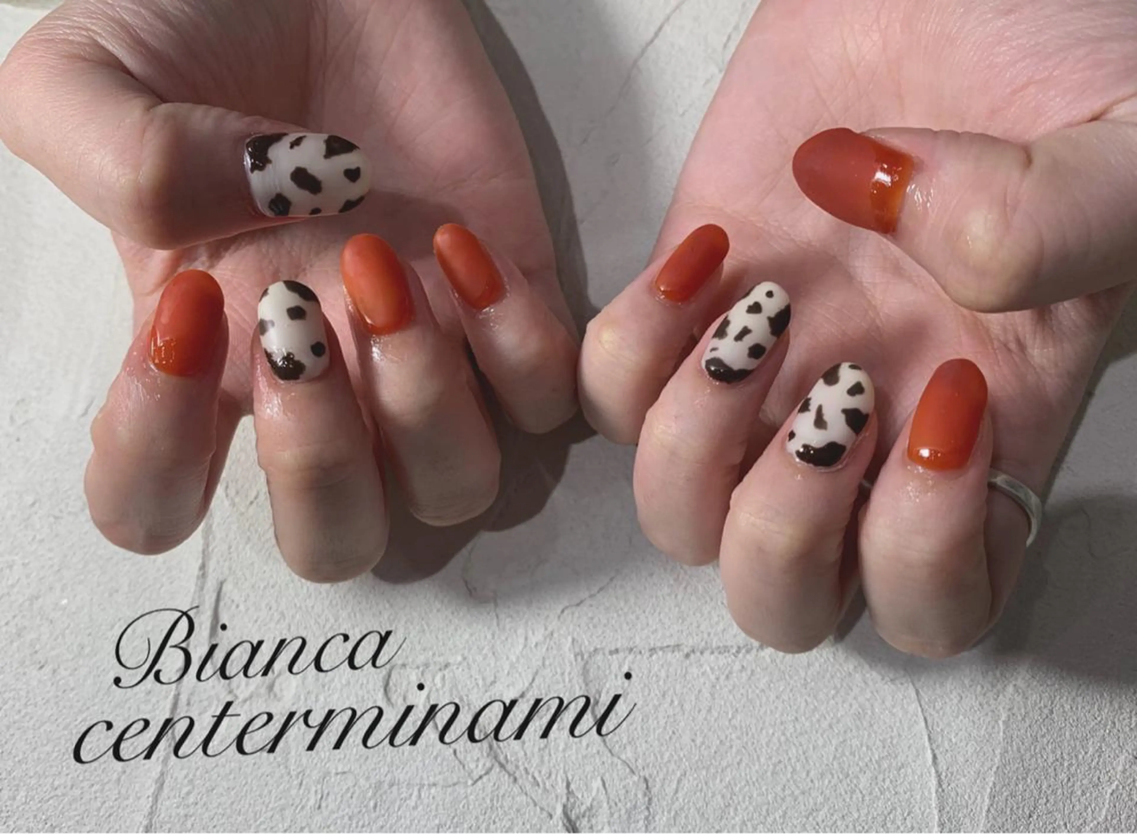 ネイル マットネイル ハンドネイル Bianca KIKUTIHARAのネイルデザイン