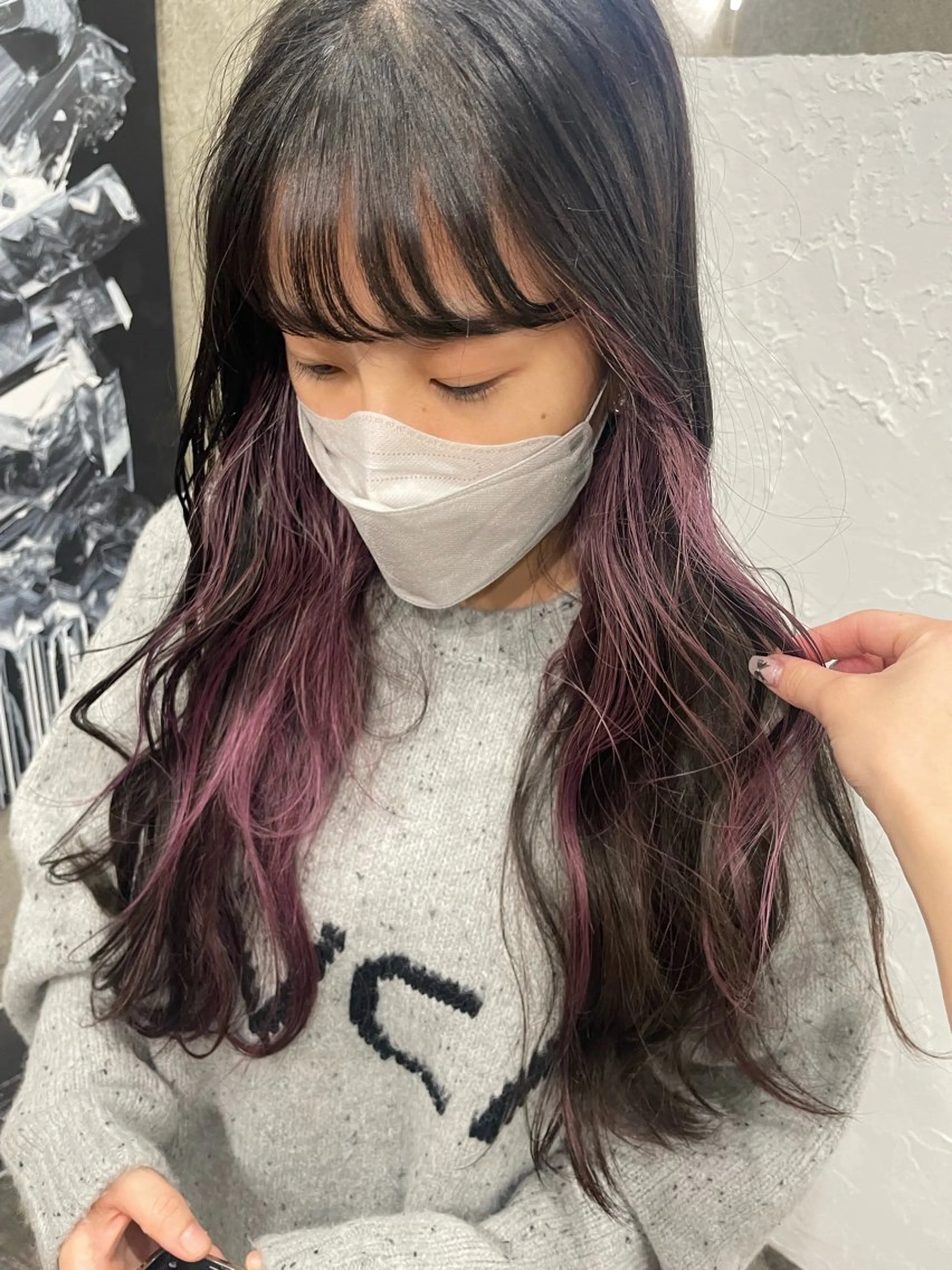 ロング カラー ヘアカラー トリートメント shiba tomomiのヘアスタイル