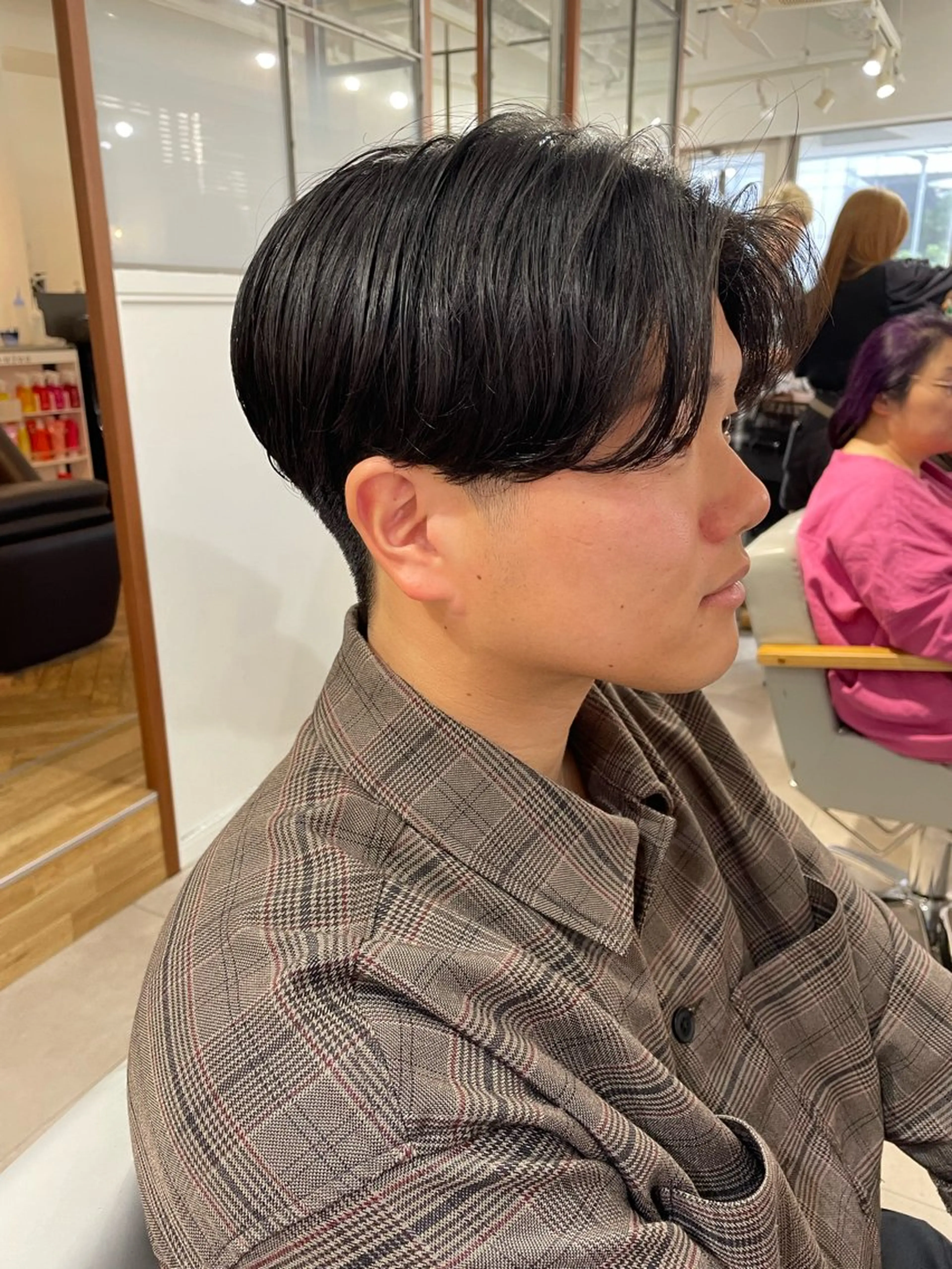 ショート パーマ メンズ メンズ特化/お任せ可 矢場町/モモコ🍑のヘアスタイル