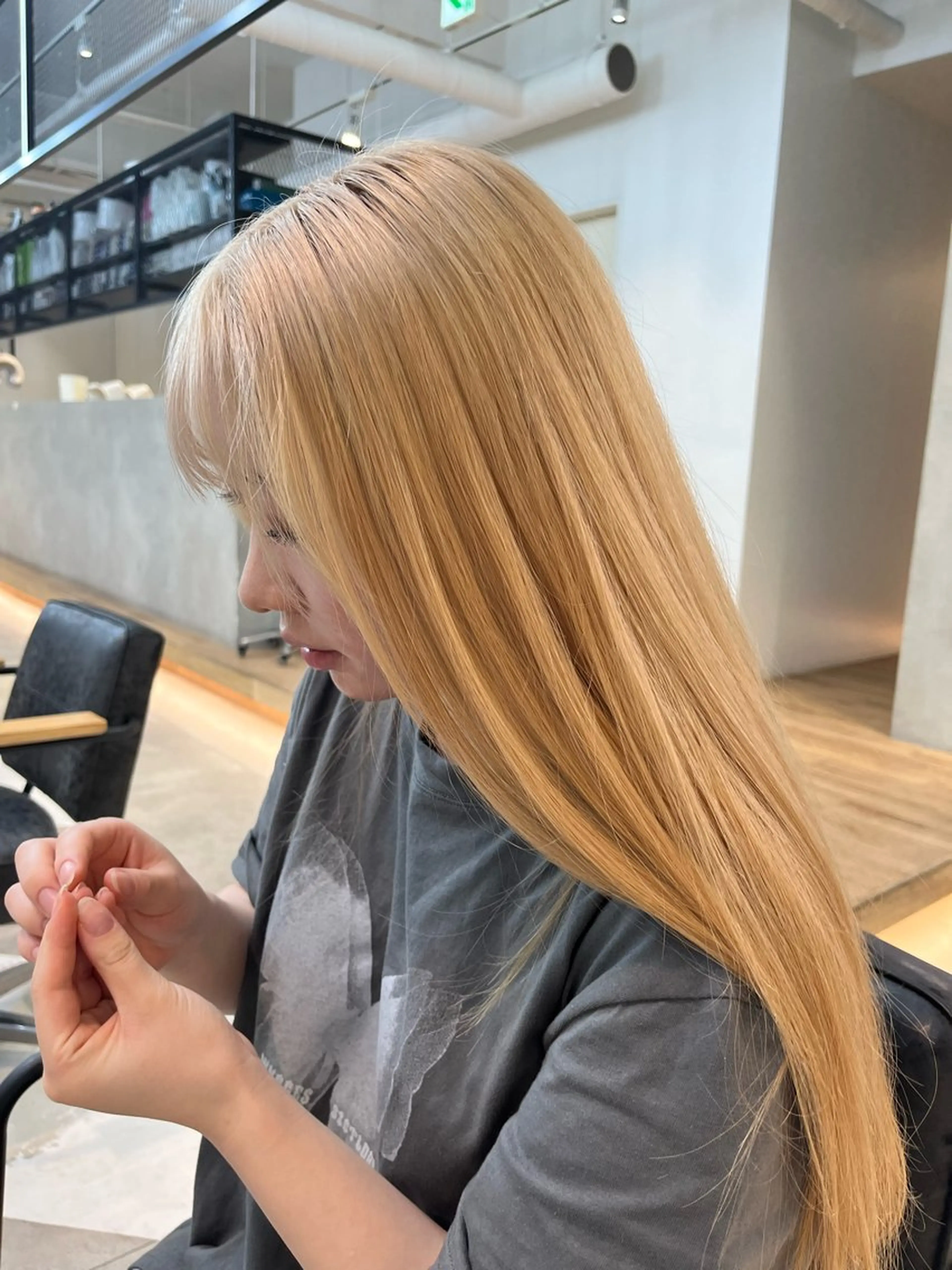 ロング カラー ブロンド ヘアカラー 吉祥寺/個性派/ kazuha🩰のヘアスタイル