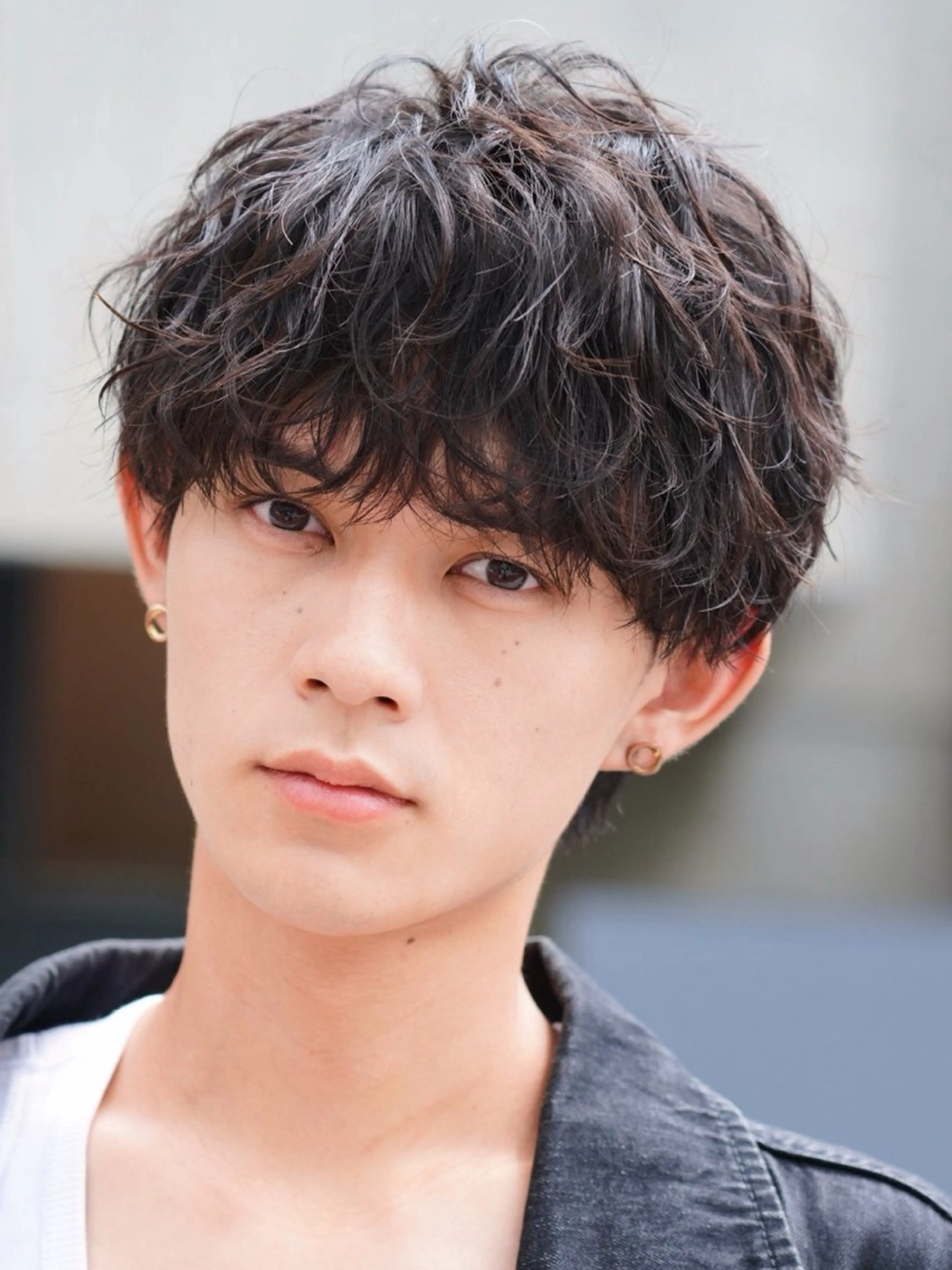 ショート パーマ メンズ マッシュ メンズパーマ fifth名駅所属・メンズパーマ 名古屋/水谷颯のヘアスタイル