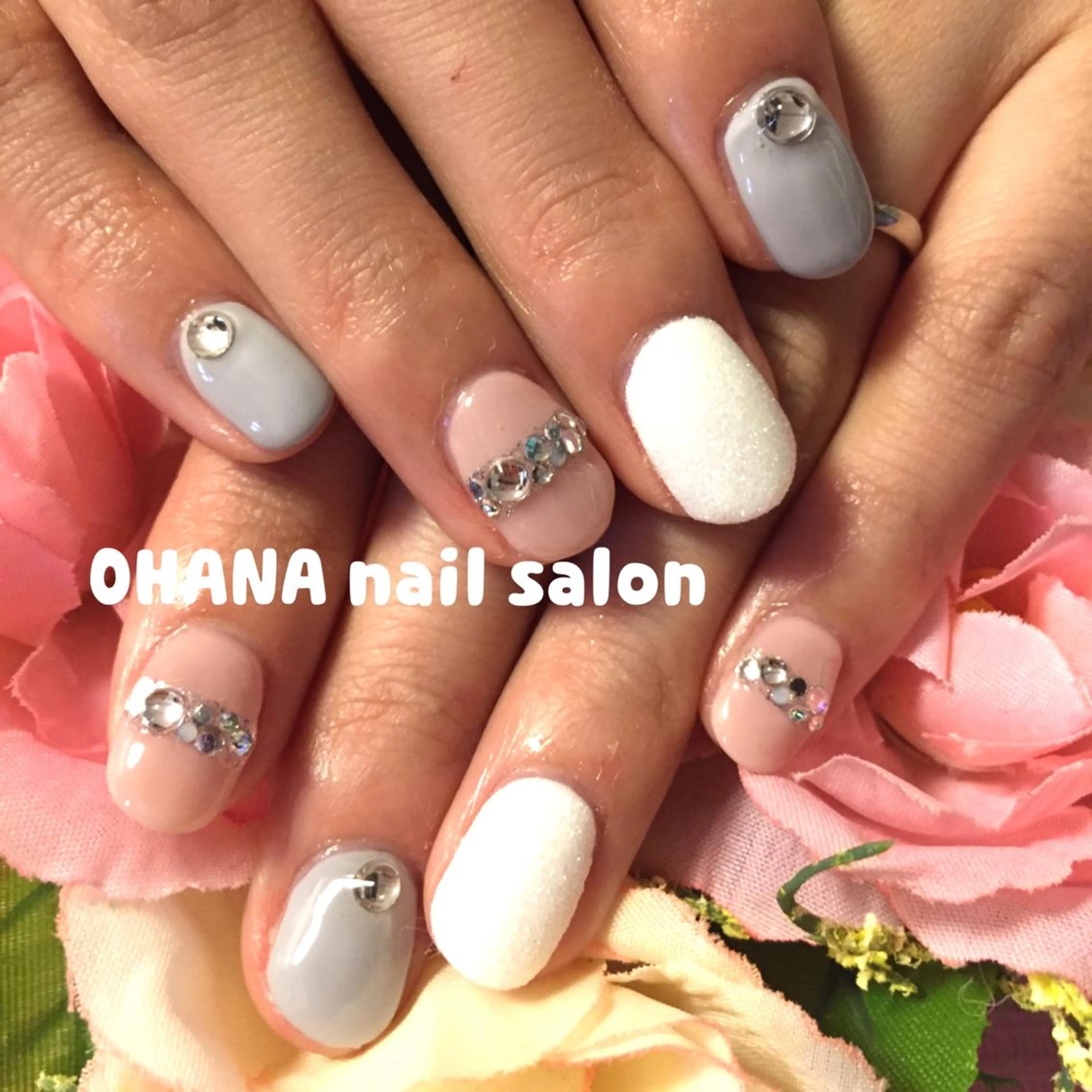 ネイル ジェルネイル 春ネイル 那覇🏝️台湾人 ネイリストSHIUのネイルデザイン