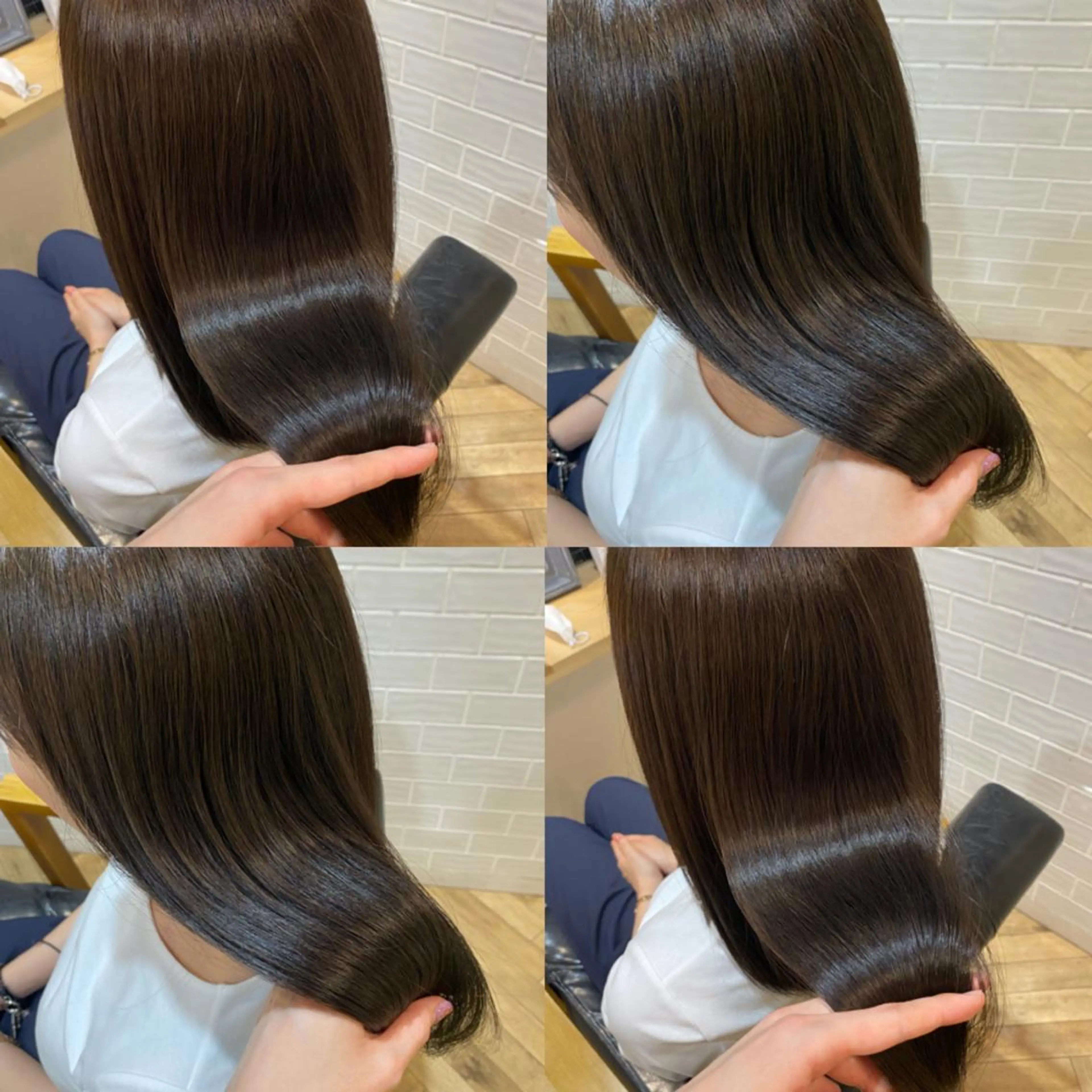 ロング カラー 艶カラー/韓国顔周り 🎀mamiのヘアスタイル