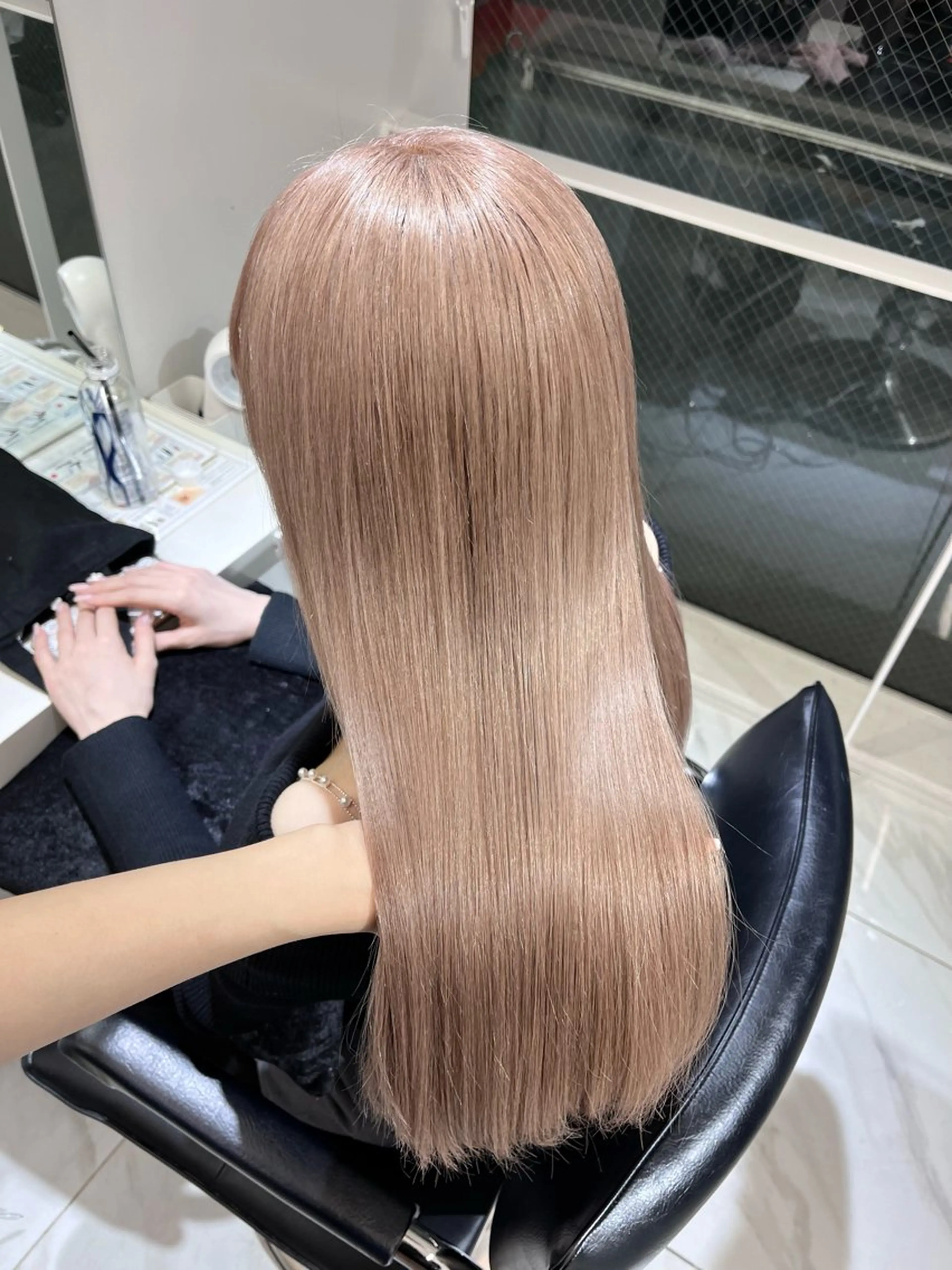 ロング カット ヘアカラー 韓国ヘア🎀艶髪 /渋谷/Manaeのヘアスタイル