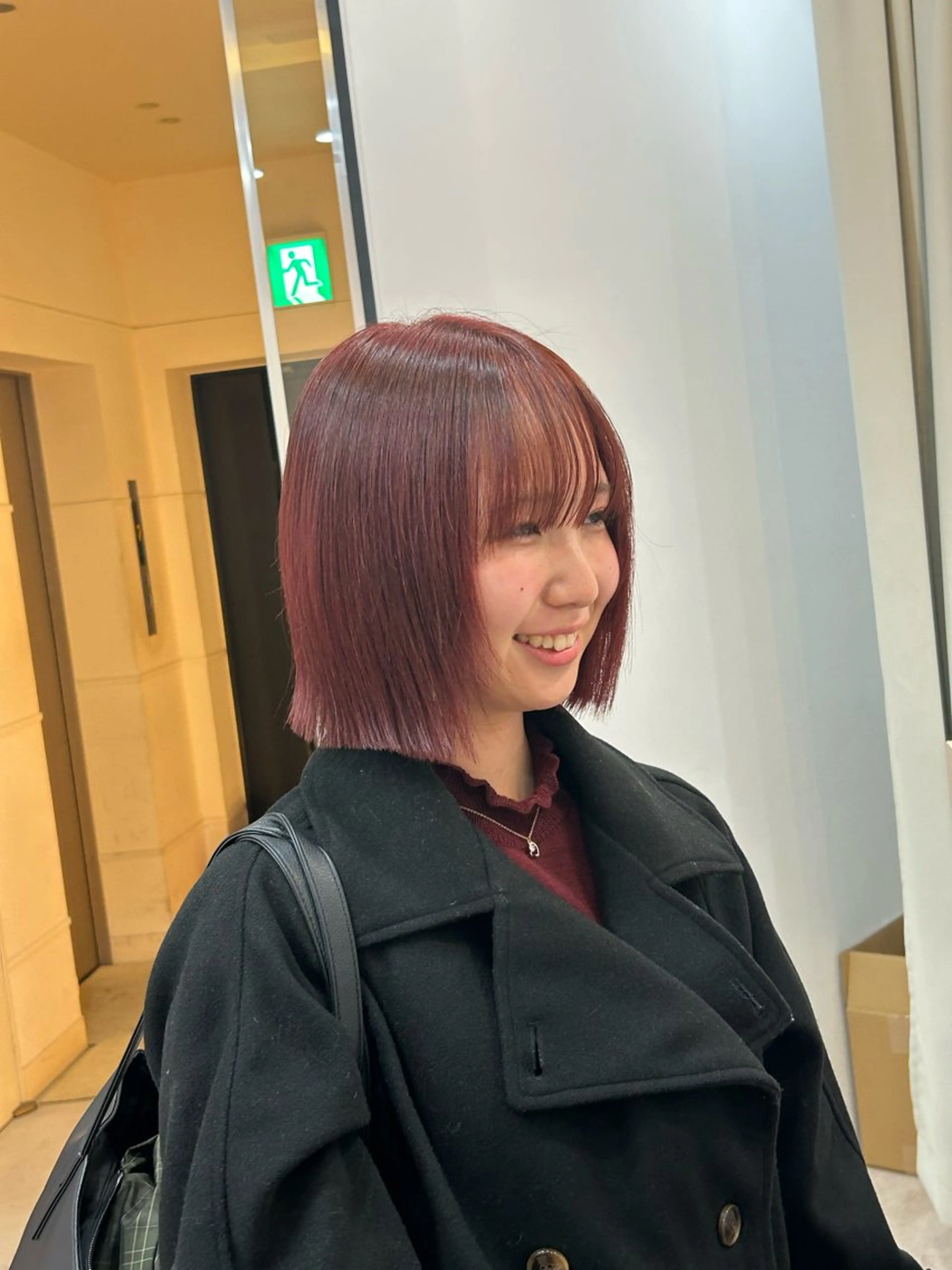 ミディアム 栄/久屋大通/美髪 /透明感カラー/加藤のヘアスタイル